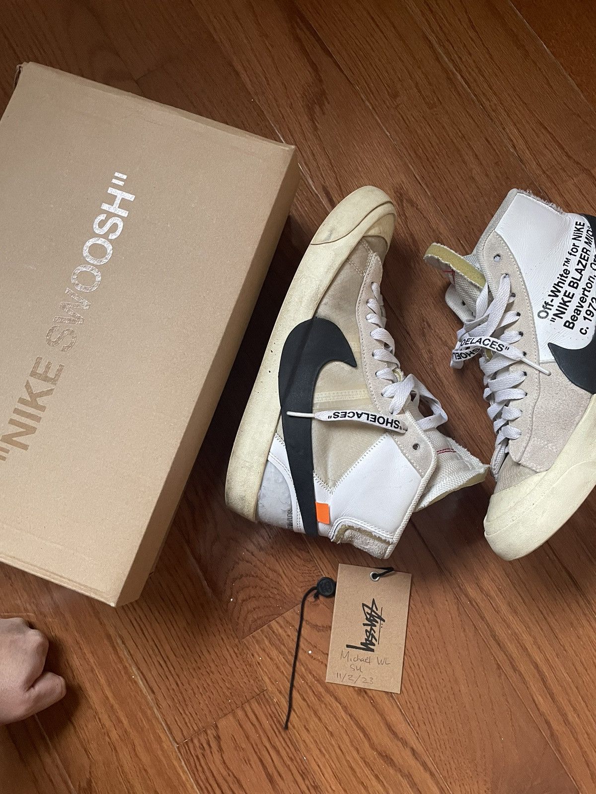 nike off white the ten blazer
