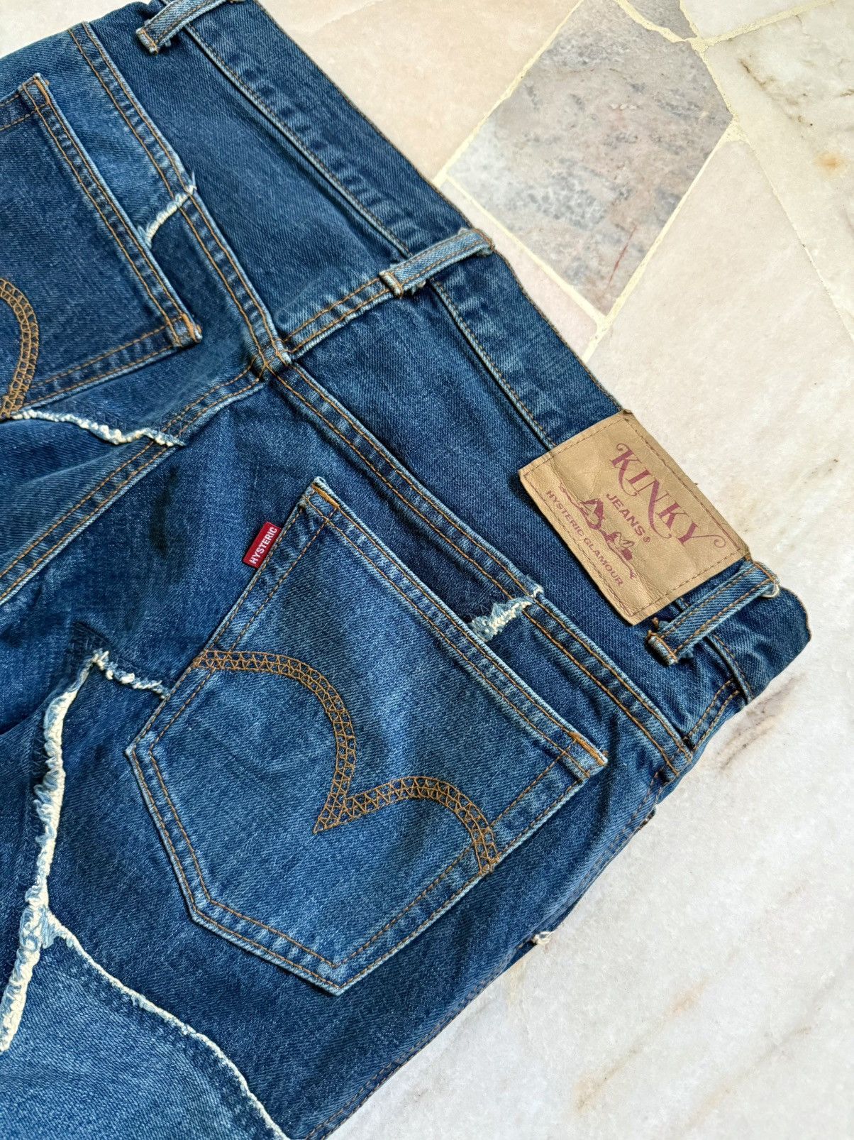 Hysteric Glamour Vintage Hysteric Glamour Patch Asymetrical Flare jeans Size US 32 / EU 48 - 5 Thumbnail