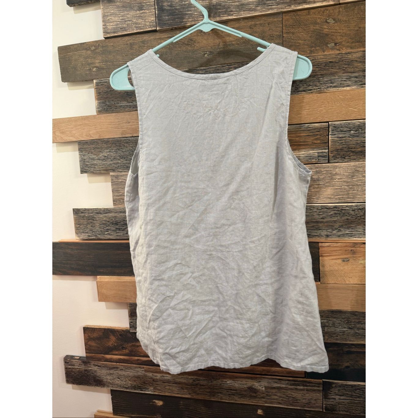 FLAX Flax NWOT linen sleeveless grey top size small Size S / US 4 / IT 40 - 3 Thumbnail