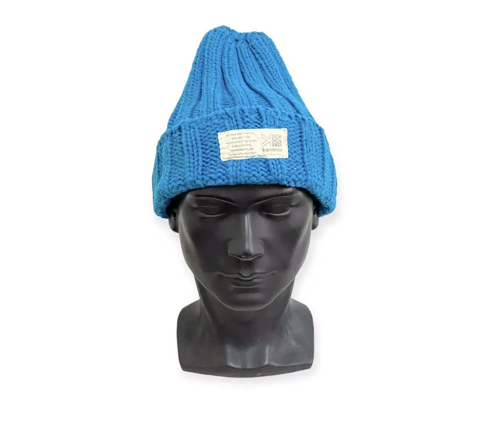 Karrimor × Vintage Japanese Brand Karrimor Plain Beanie Hat Size ONE SIZE - 1 Thumbnail