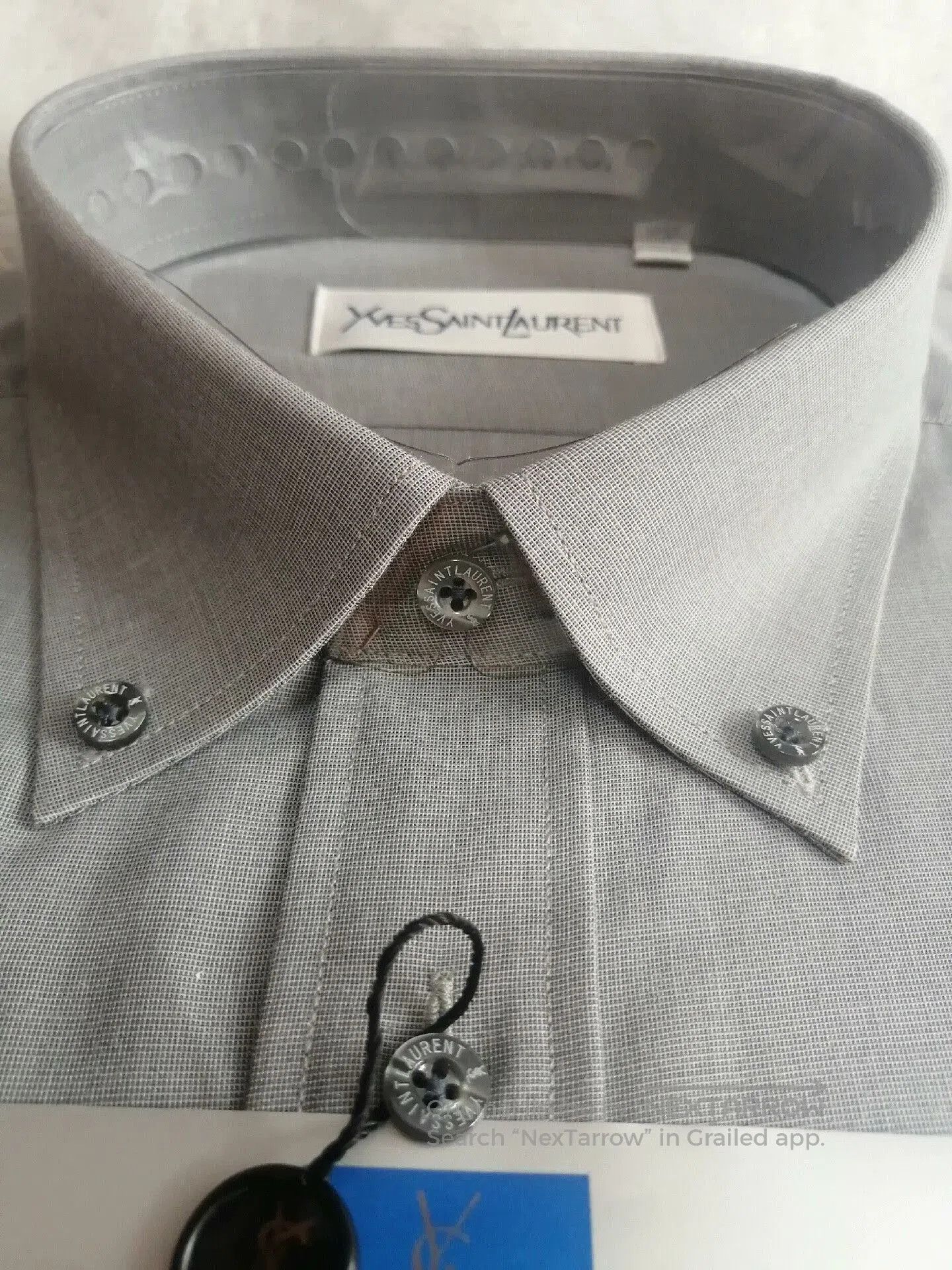 Yves Saint Laurent YSL Short Sleeve Shirt. Size US M / EU 48-50 / 2 - 5 Thumbnail