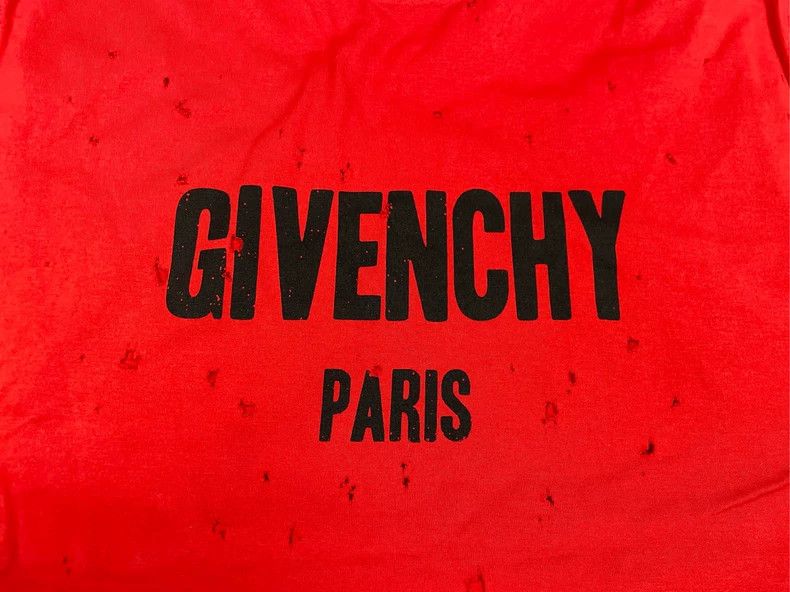 Givenchy Givenchy Ripped Hole Short Sleeve Size US XS / EU 42 / 0 - 3 Thumbnail