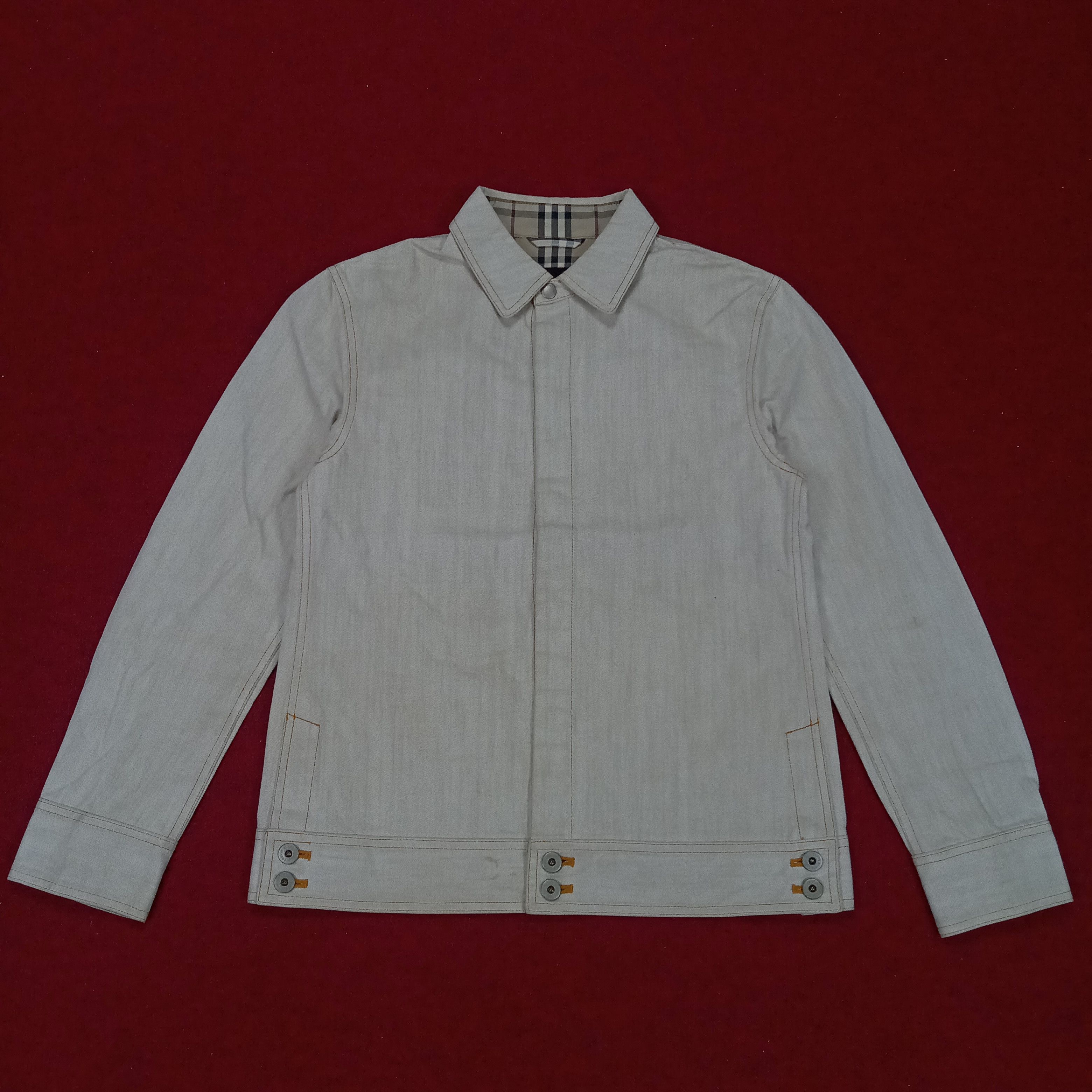 Burberry × Vintage Burberry Black Label Fashion Casual Style Jacket Size US S / EU 44-46 / 1 - 1 Thumbnail