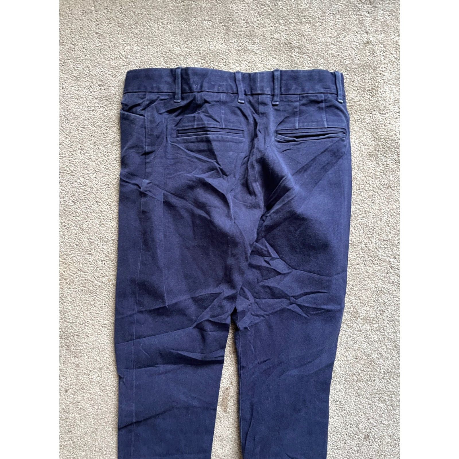 Gap Gap Slim Cropped Stretch Women 00R Pants Navy Pockets Blue Cotton Blend Slim Fit Regular Inseam 26 in Pants Size 24" / US 00 / IT 34 - 4 Thumbnail