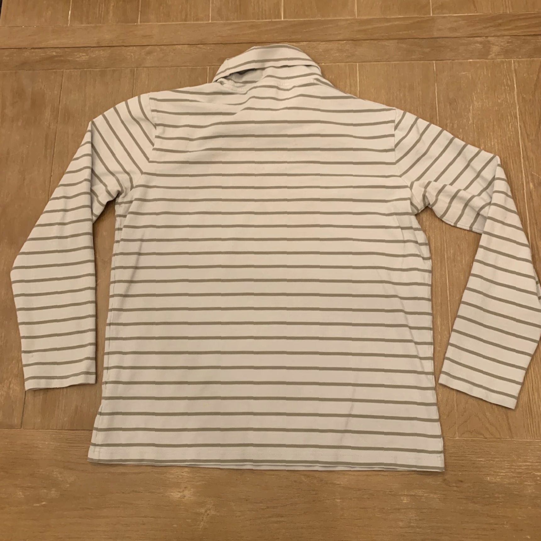 Puma PUMA X Han Kjobenhavn Shirt Women L Gray Striped Long Sleeve Oversized Cowl Neck Womens Size L / US 10 / IT 46 - 6 Thumbnail