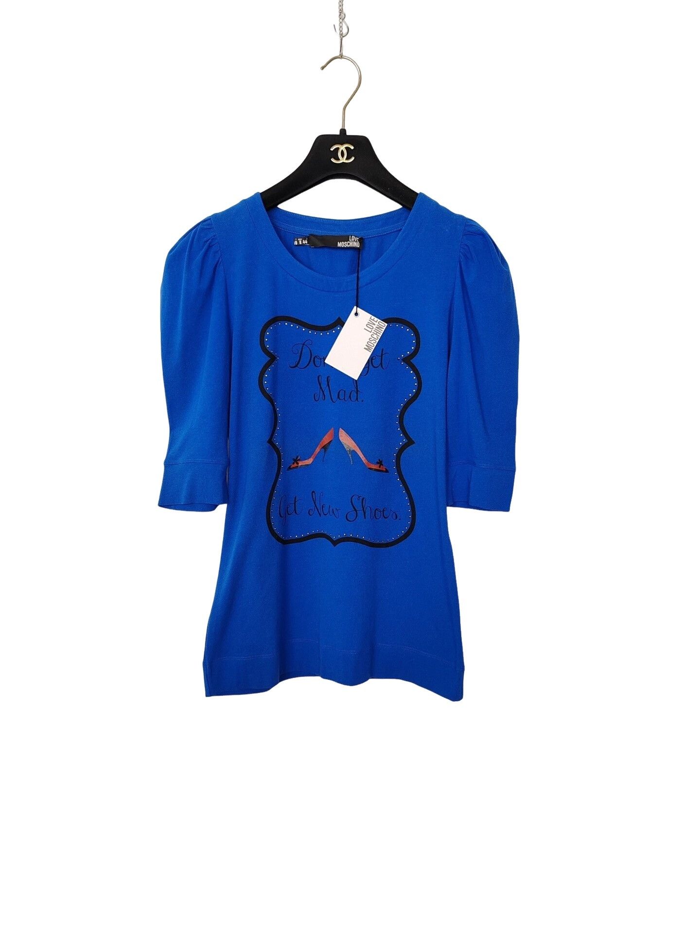 Love Moschino Love Moschino Graphic Print Short Sleeve T-Shirt Size IT 44 Size M / US 6-8 / IT 42-44 - 1 Thumbnail