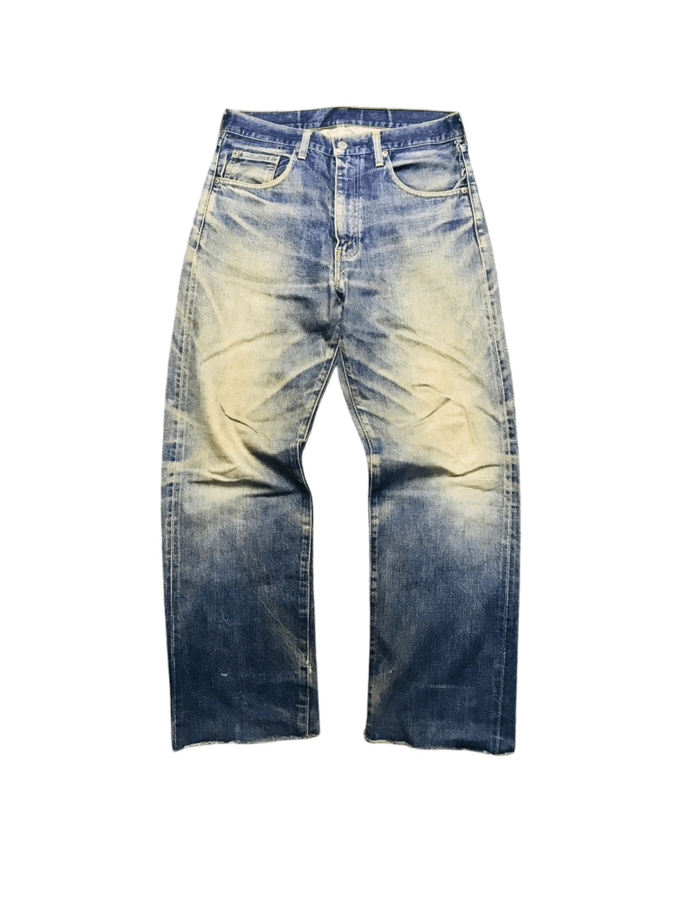 Levi's Vintage Levis 502 Big E Salvage Denim Size US 32 / EU 48 - 1 Thumbnail
