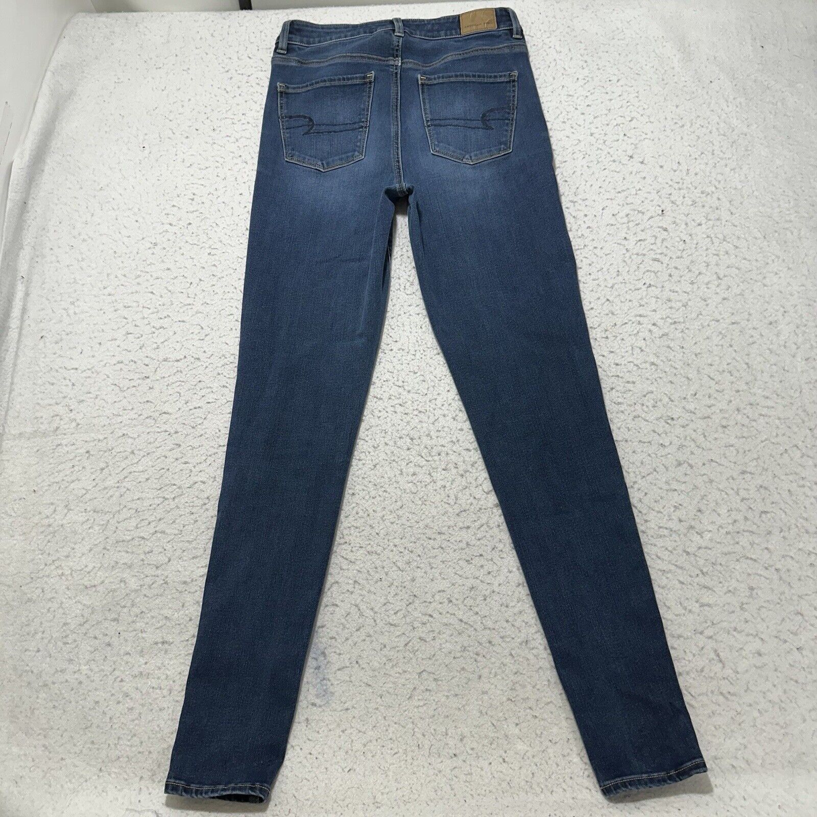 American Eagle Outfitters American Eagle 4 L Skinny Leg Jeans 360 Next Level Stretch Size 27" / US 4 / IT 40 - 7 Thumbnail