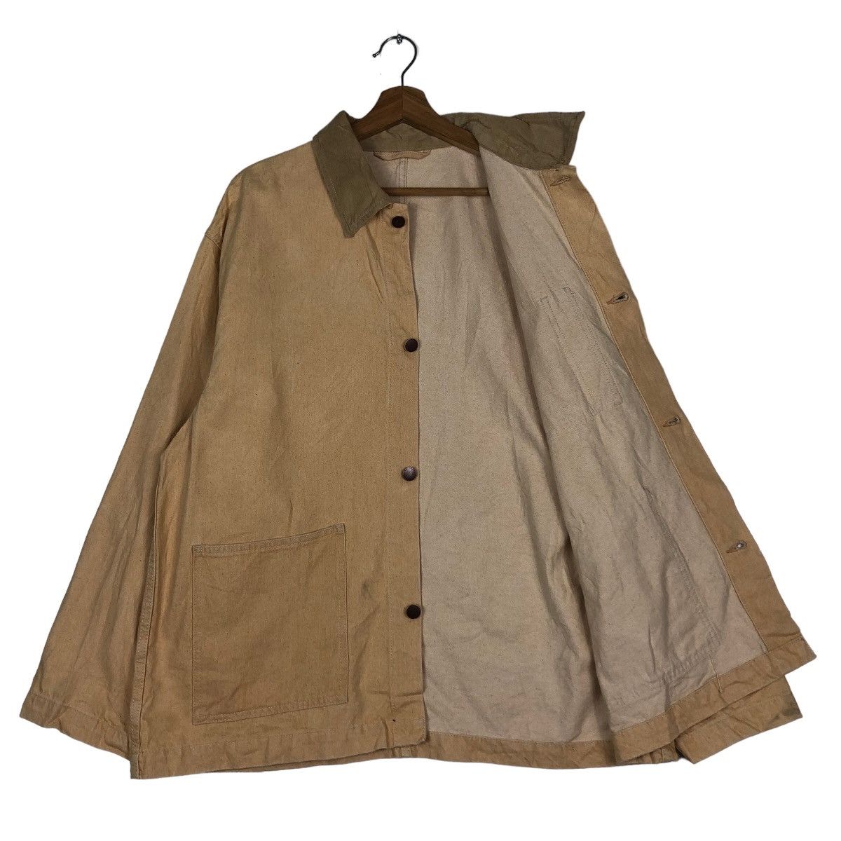 Japanese Brand 🔥Vintage Chore Jacket GU Japan Issey Miyake Design Size US L / EU 52-54 / 3 - 11 Thumbnail