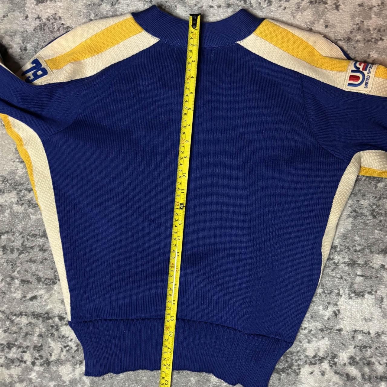 Vintage Vintage 70s Cheer Varsity 100% Wool Knit Sweater Size S / US 4 / IT 40 - 7 Thumbnail