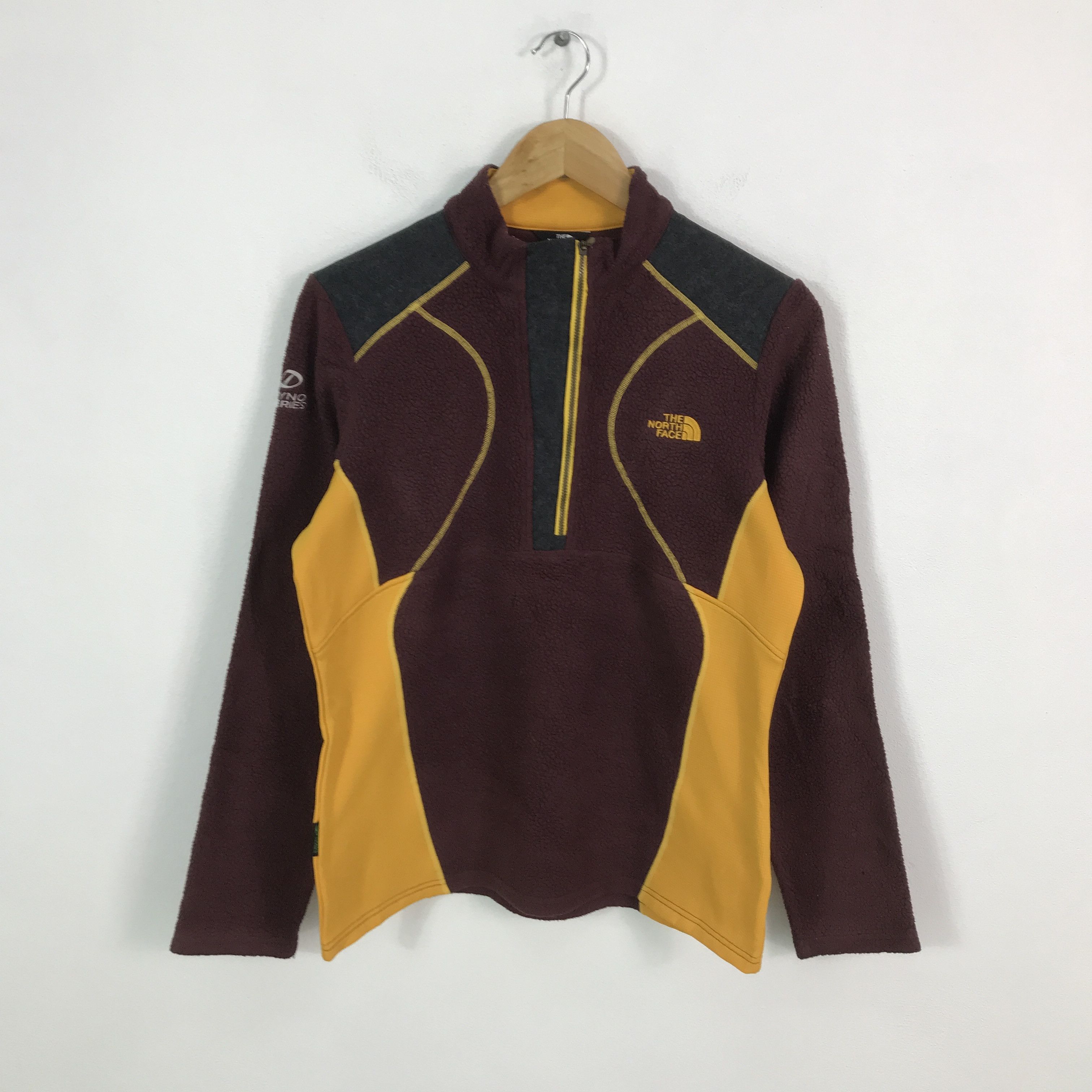 the north face sherpa half zipper jacket