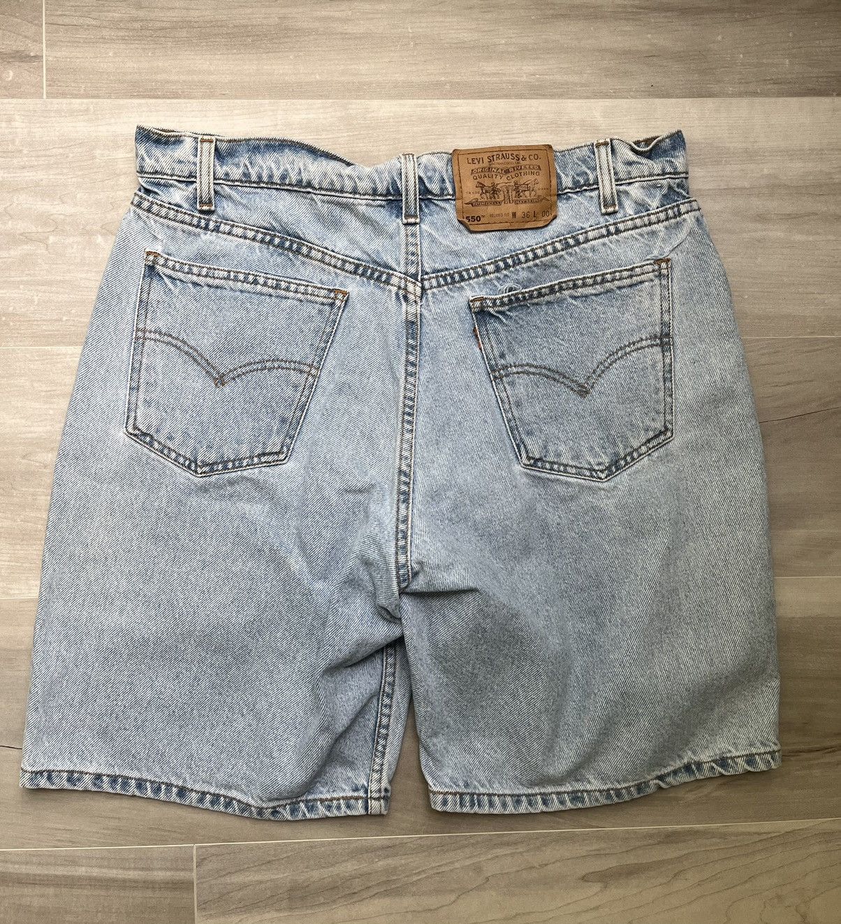 Levi's × Vintage Vintage Levi’s Orange Tab Jean Shorts Size:34 Tag:36 Size US 34 / EU 50 - 4 Thumbnail