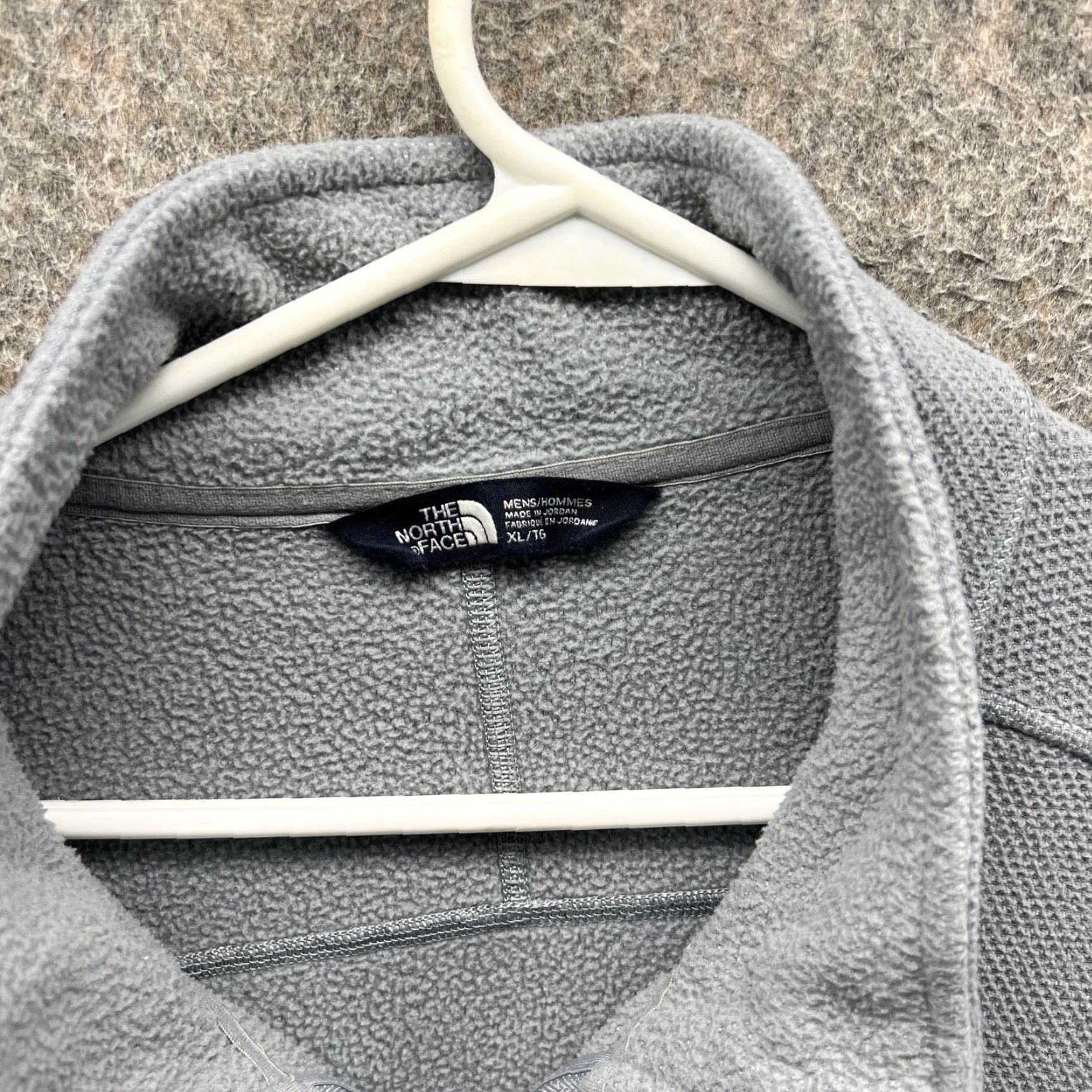 The North Face The North Face Fleece Jacket Mens XL Gray Full Zip Outdoor Hiking Warm Trail Shirt Mens XL Gray Full Zip Jacket Size US XL / EU 56 / 4 - 5 Thumbnail