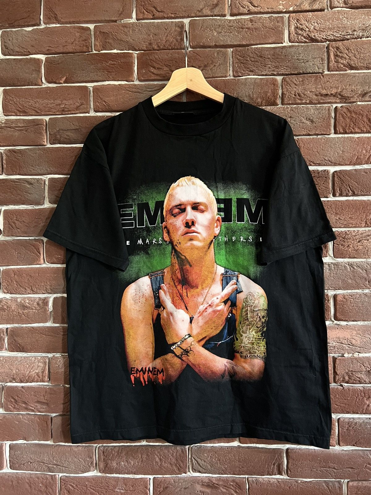 Eminem × Rap Tees × Vintage RARE 00s VINTAGE EMINEM TEE L MARSHALL 