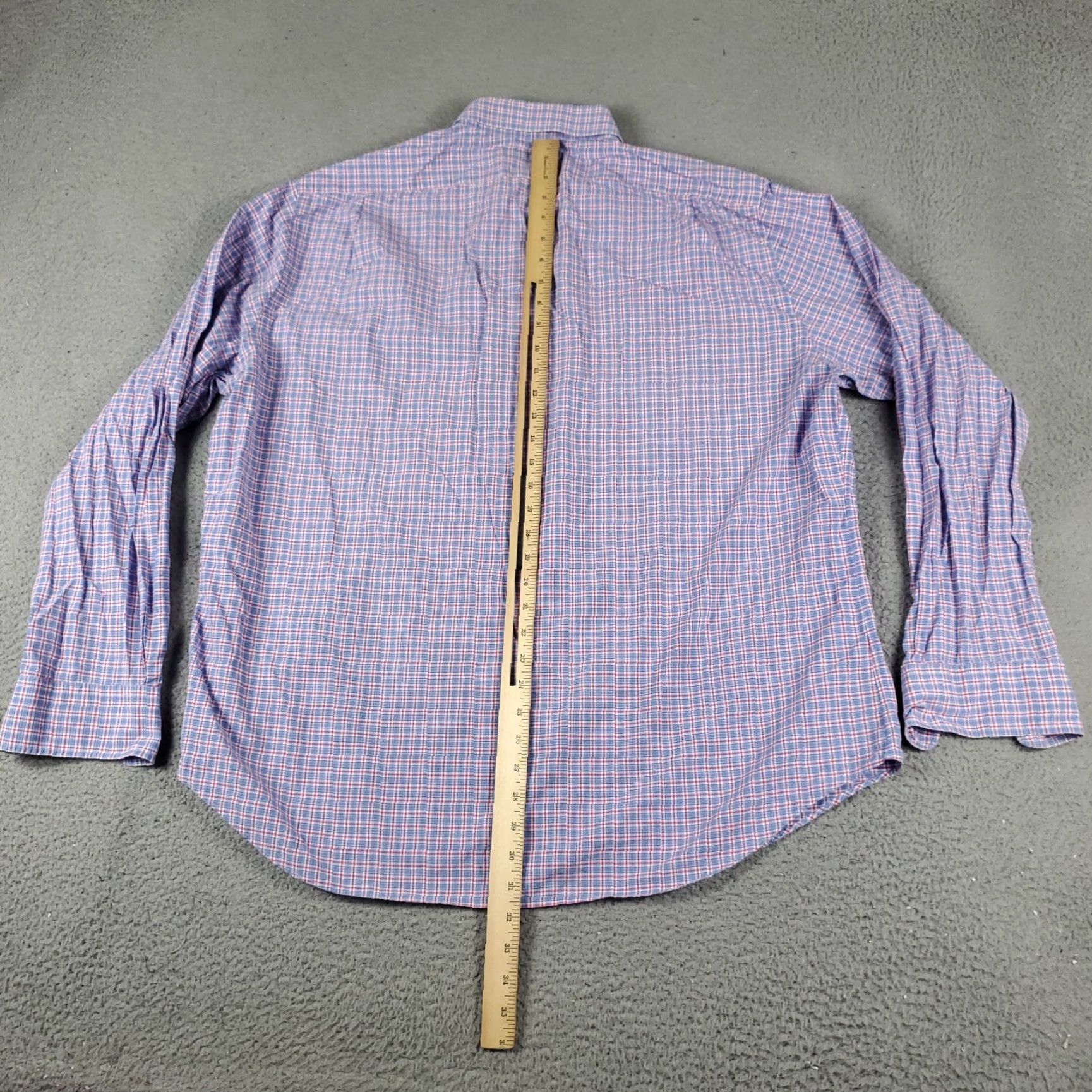 Ralph Lauren Ralph Lauren Button-Up Shirt Mens 2XL Red Blue Plaid Long Sleeve Casual Modern Preppy Size US XXL / EU 58 / 5 - 3 Thumbnail