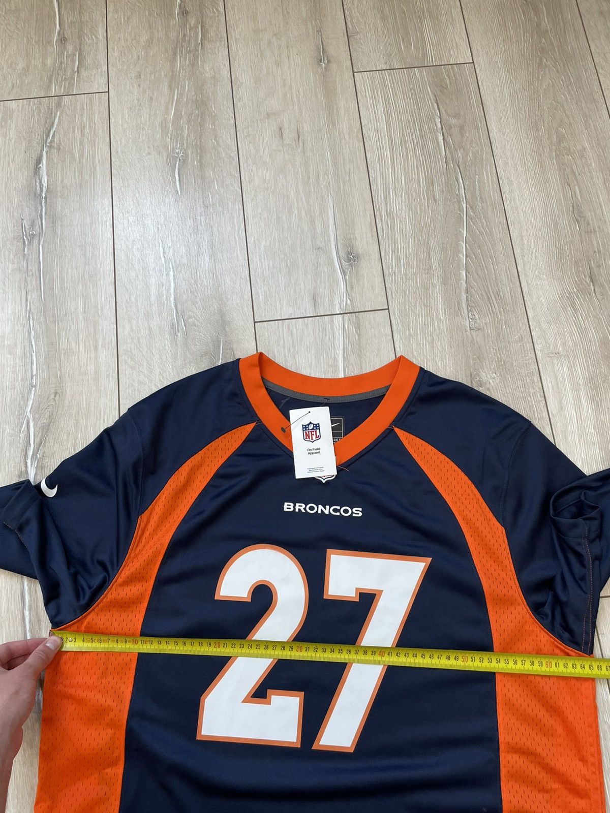 NFL × Nike Nike Denver Broncos #27 NFL Football Jersey Size US XL / EU 56 / 4 - 12 Thumbnail