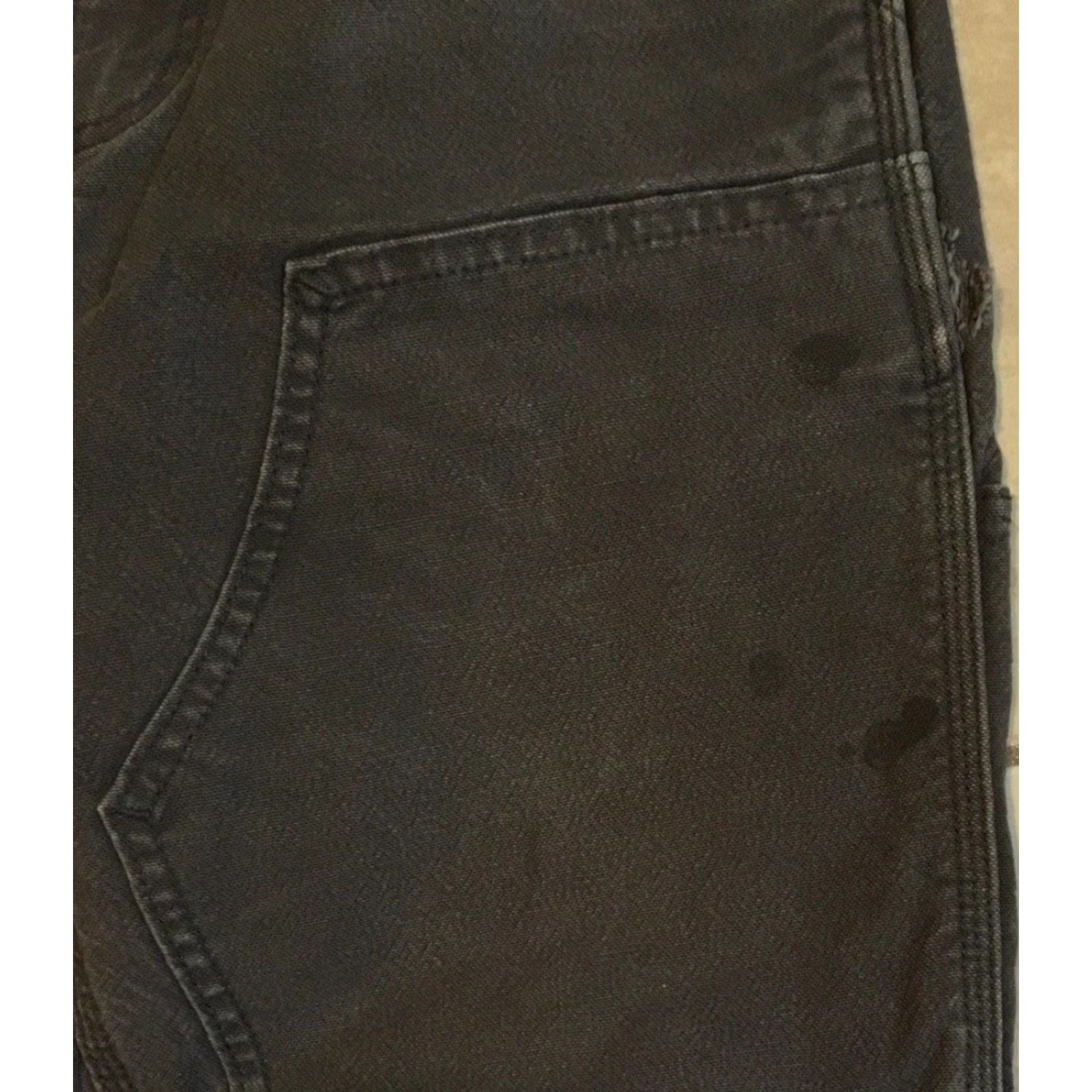 Carhartt VINTAGE Carhartt Faded Distress Double Knee Pants 30 Biker Skate Trucker Grunge 90s Size US 30 / EU 46 - 7 Thumbnail