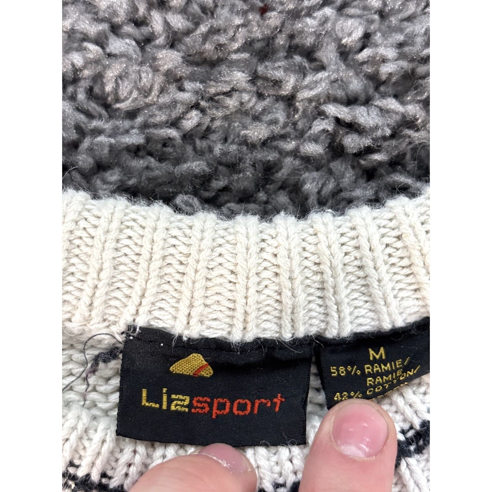 Liz Claiborne VINTAGE Liz Claiborne Sport Sweater Shirt? Size M / US 6-8 / IT 42-44 - 4 Thumbnail