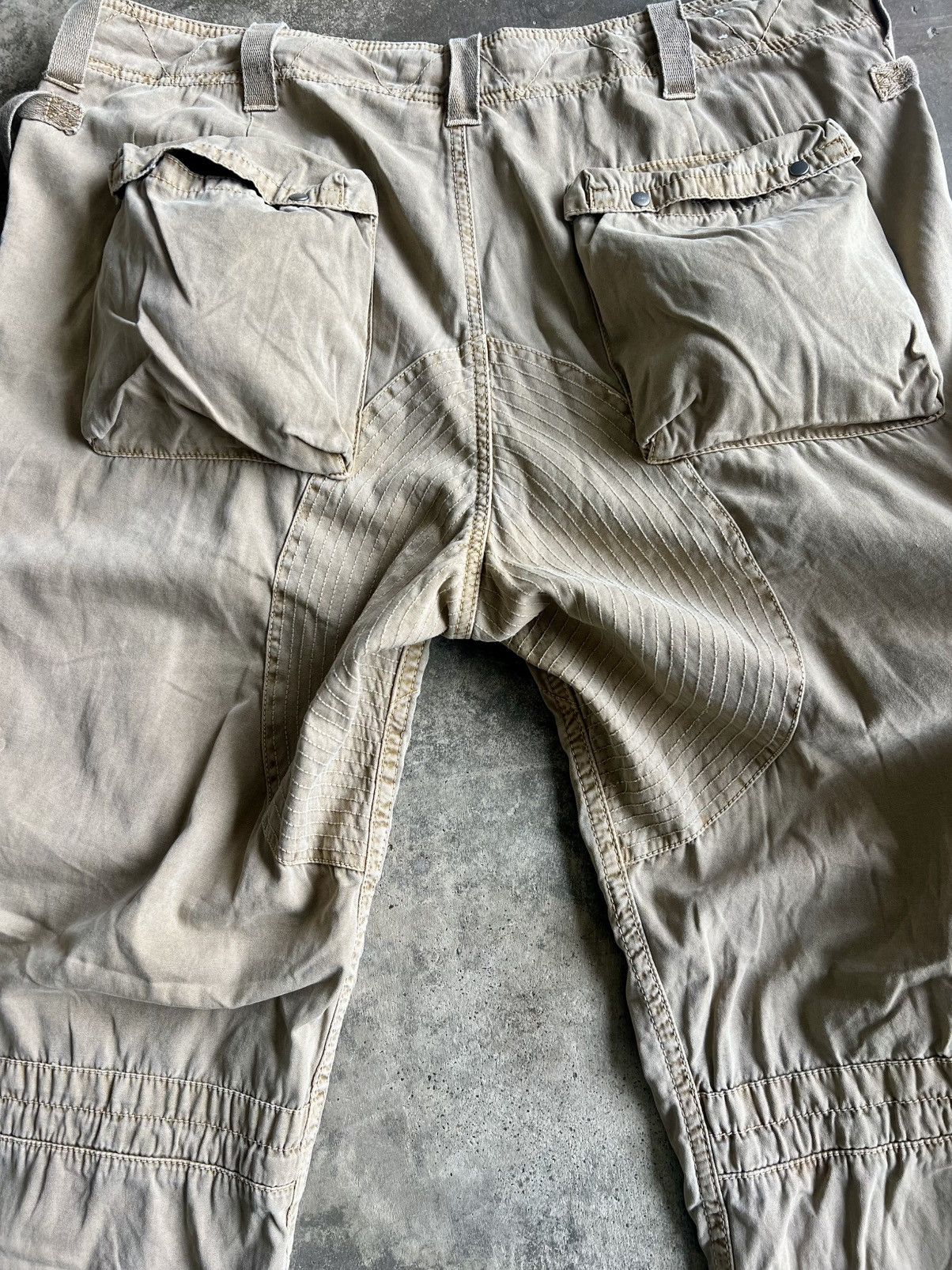 Polo Ralph Lauren Crazy Vintage 90s Polo RL Baggy Wide Leg Cargo Pants Size US 36 / EU 52 - 17 Thumbnail