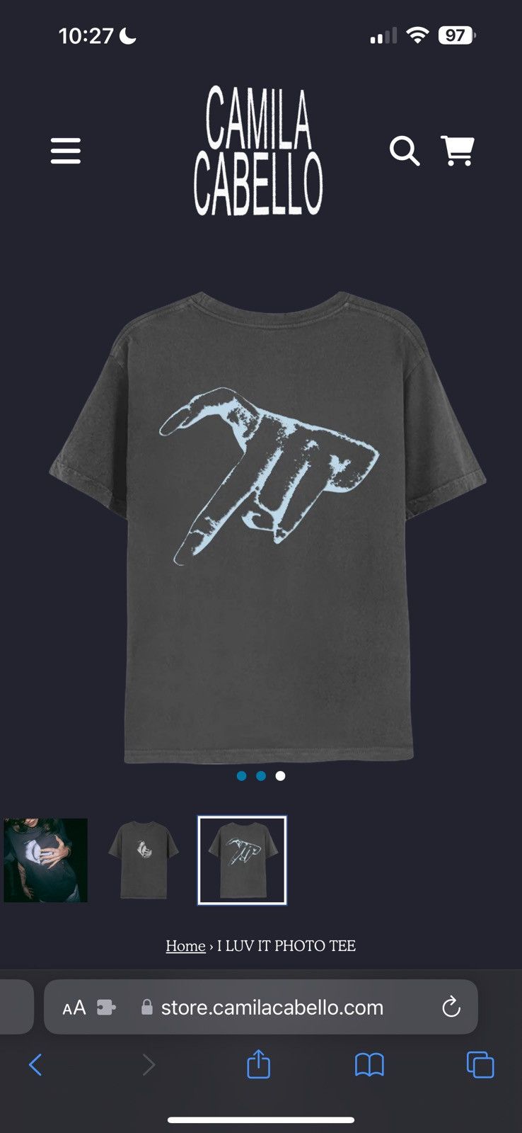 Playboi Carti CAMILA CABELLO feat Playboi Carti I Luv It Shirt XXL Size US XXL / EU 58 / 5 - 3 Thumbnail