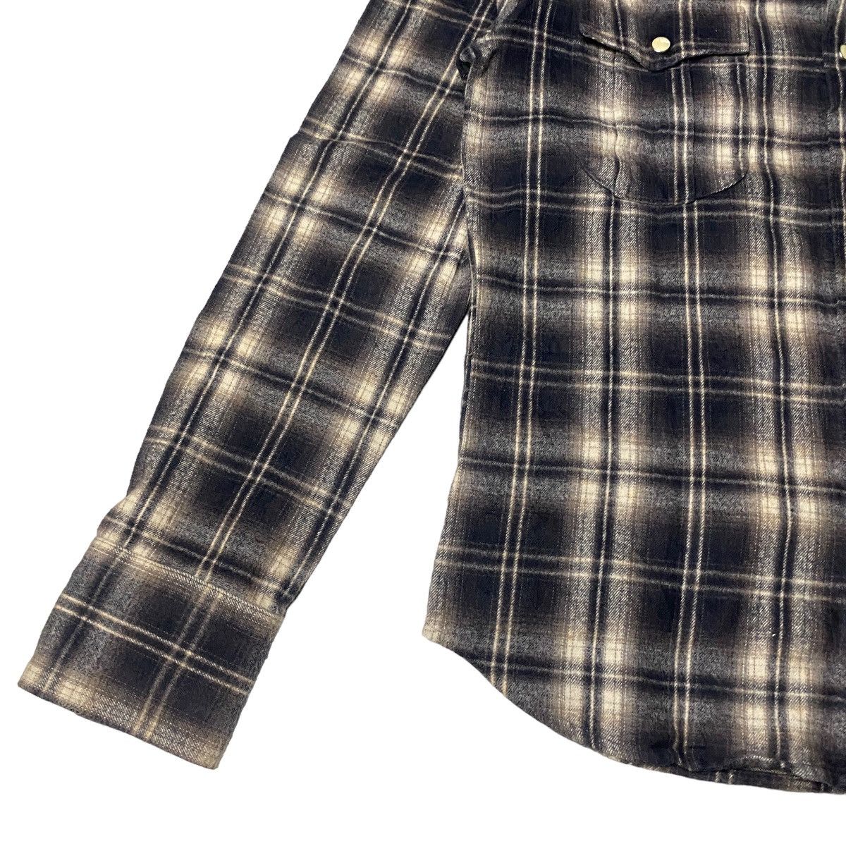 Hysteric Glamour × If Six Was Nine × Japanese Brand 2000's Collars x TFOA Skull Tattoo Plaid Flannel Size US S / EU 44-46 / 1 - 6 Thumbnail