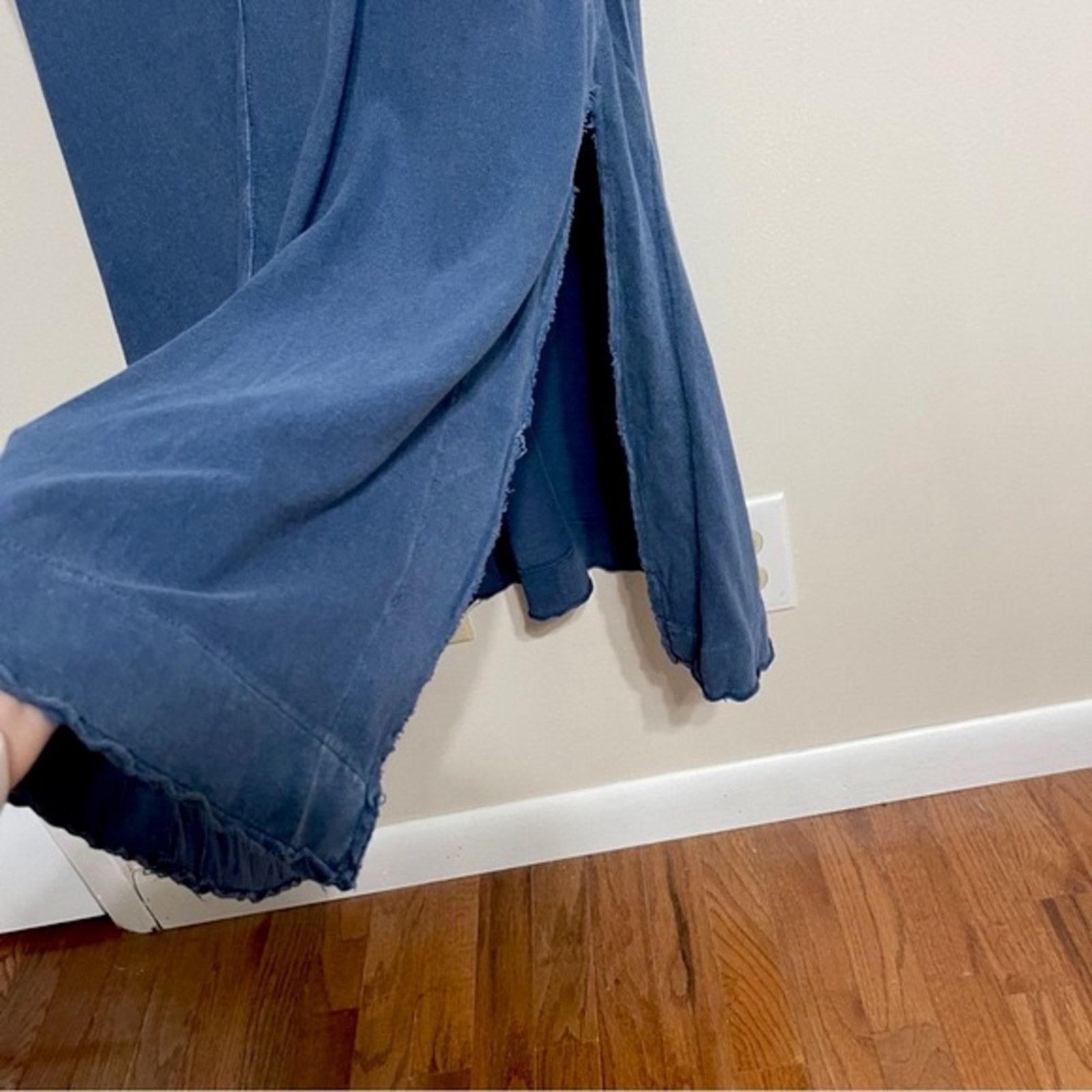 Free People Free People New Romantics Blue Knit Scouting Day Maxi Dress Size S / US 4 / IT 40 - 4 Thumbnail