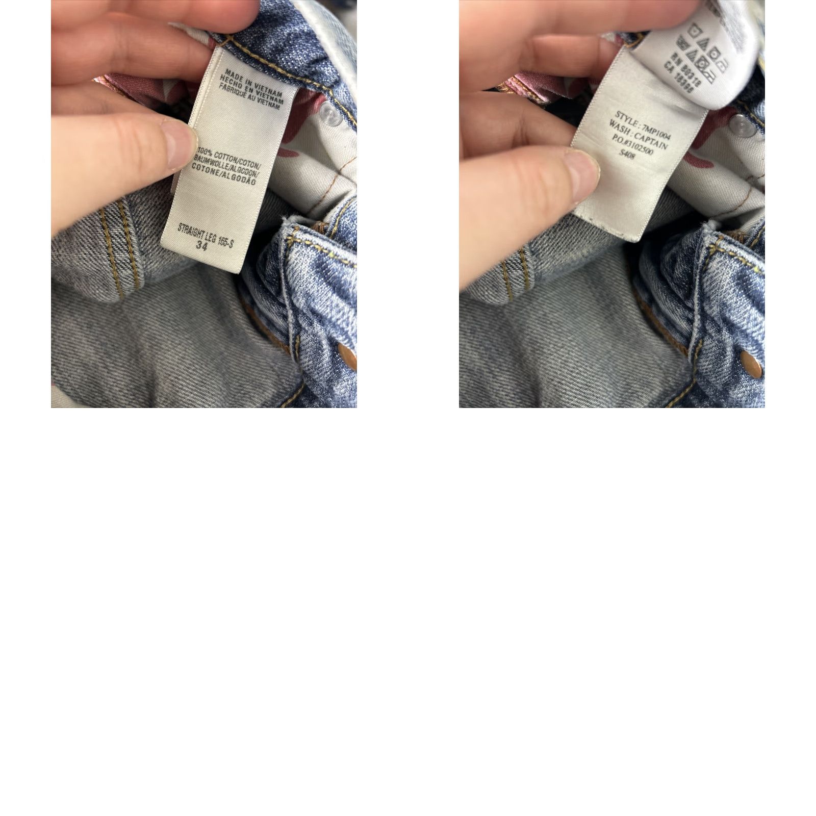 Lucky Brand Lucky Brand Jeans Distressed Medium Wash Straight Leg Relaxed 34x29 Blue Mens Regular Inseam 29 Adults 34 Size 34 Size US 34 / EU 50 - 10 Thumbnail