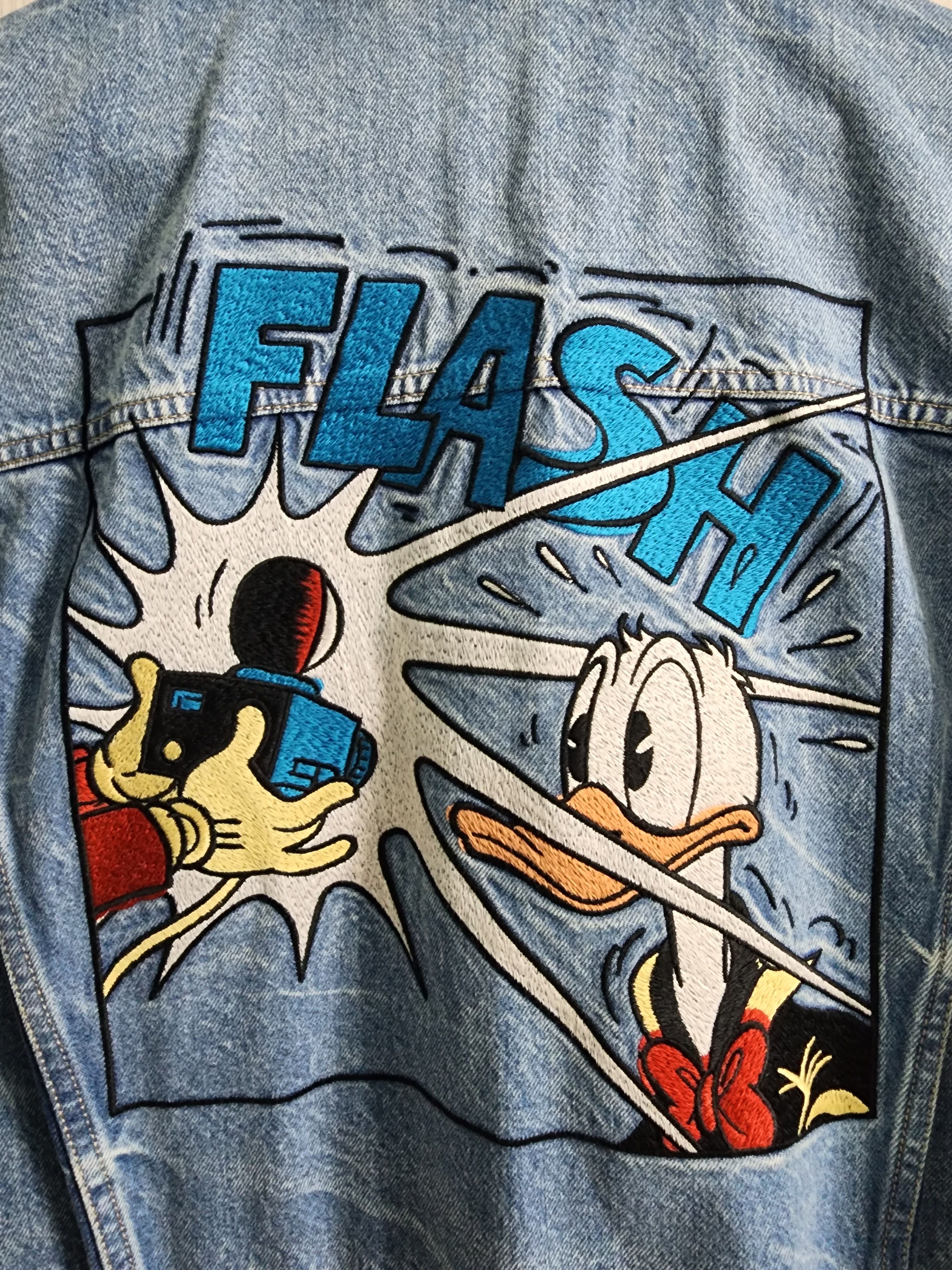 Disney × Gucci Donald Duck Embroidered Denim Jacket Size 56 Size US XXL / EU 58 / 5 - 3 Thumbnail