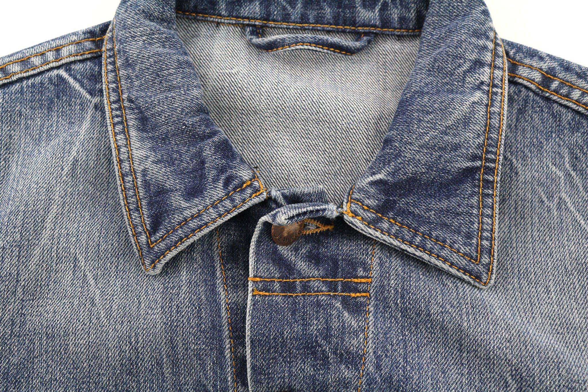 Nudie Jeans TERRY XS Washed Light Vintage Jacket 81049 Size US XS / EU 42 / 0 - 8 Thumbnail