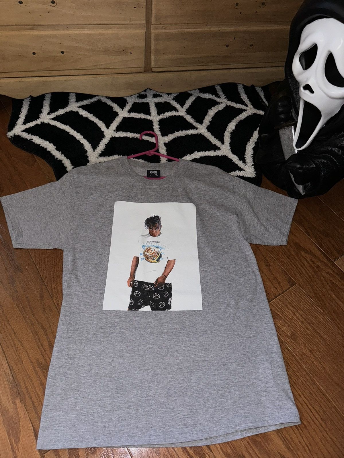 Revenge Revenge x Juice Wrld 2020 Grey T Shirt Size US M / EU 48-50 / 2 - 1 Thumbnail