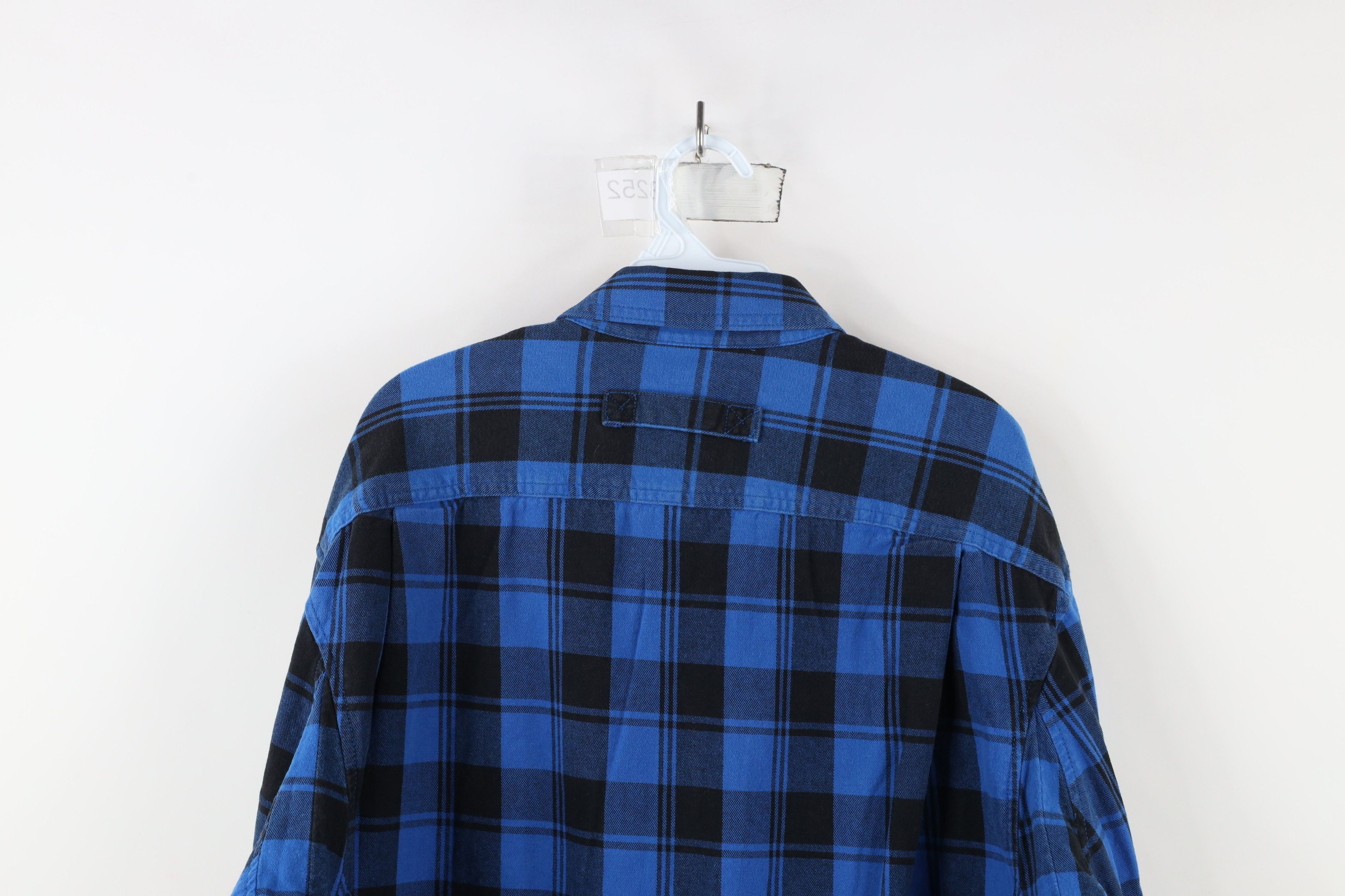 Duluth Trading Company × Vintage Duluth Trading Co Flannel Collared Button Down Shirt Blue Size US L / EU 52-54 / 3 - 11 Thumbnail