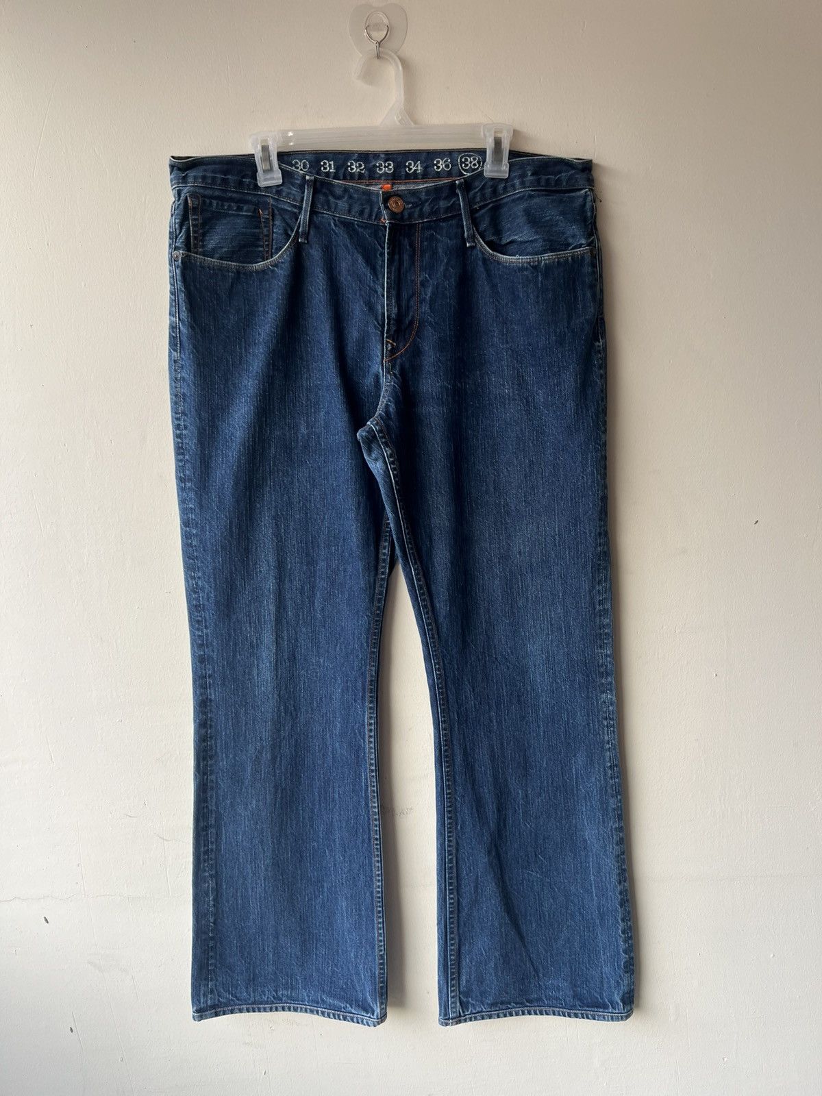 Earnest Sewn Vintage 2000s Earnest Sewn Made in Usa Denim Bootcut Jeans Size US 36 / EU 52 - 1 Thumbnail