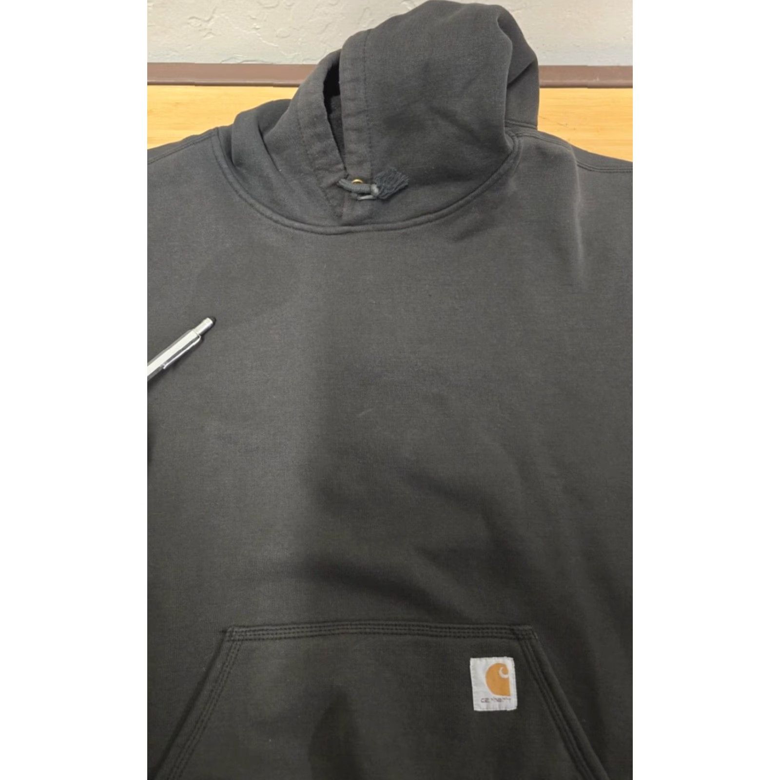 Carhartt Carhartt Hoodie Men 2XL Black Fleece Pullover Sweatshirt Hooded Pockets Stretch Workwear Casual Size US XXL / EU 58 / 5 - 5 Thumbnail