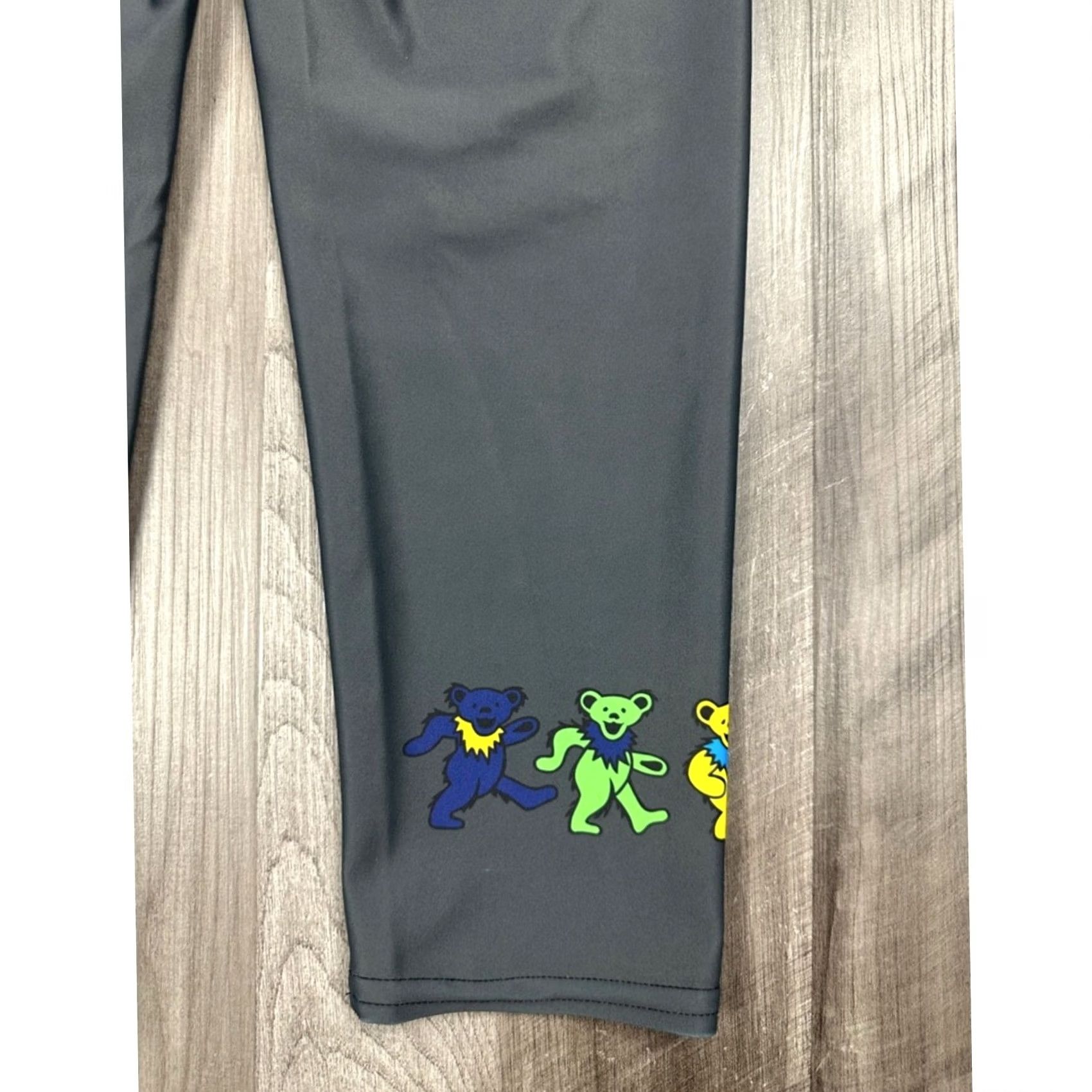 Vintage Section 119 Grateful Dead Charcoal Dancing Bears Capri Leggings Women Medium NSOT NWOT - M Size 32" / US 10 / IT 46 - 3 Thumbnail