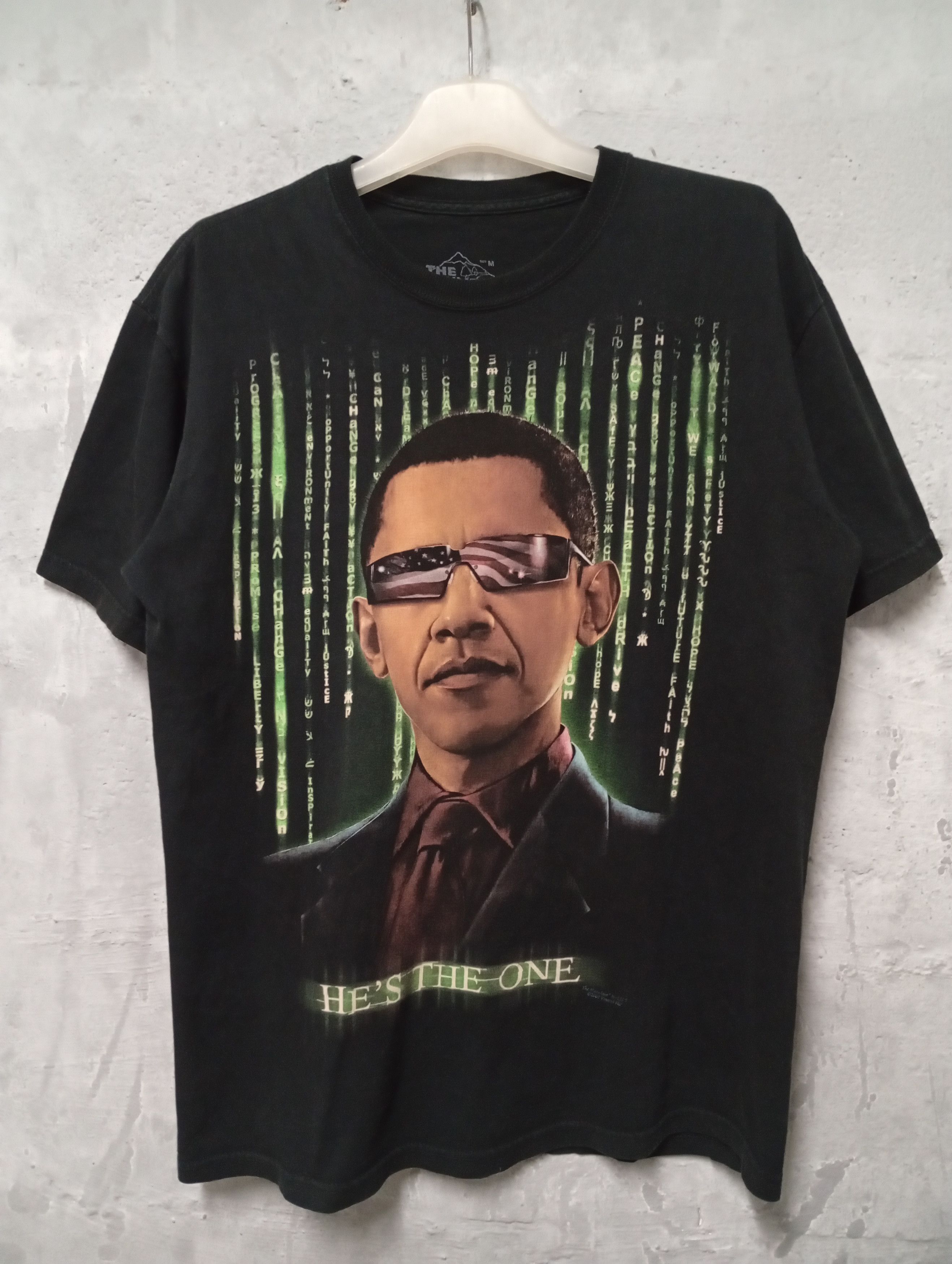 The Mountain Vtg y2k The Mountains Obama Parody The Matric Size US M / EU 48-50 / 2 - 1 Thumbnail