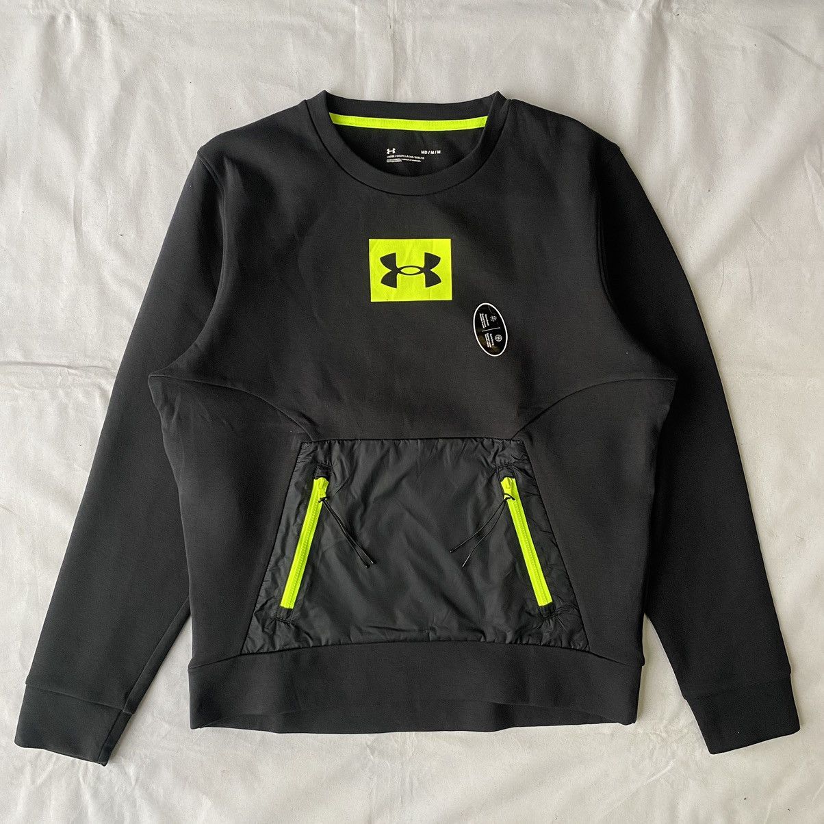 Japanese Brand × Under Armour × Vintage Under Armour Summit Knit Crew Sweatshirt Size US M / EU 48-50 / 2 - 1 Thumbnail