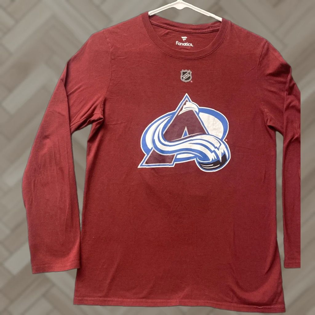 Vintage VINTAGE Fanatics Avalanche Tshirt Long Sleeve Crew Neck Maroon S Men Logo 107-8 Hockey Size US S / EU 44-46 / 1 - 1 Thumbnail