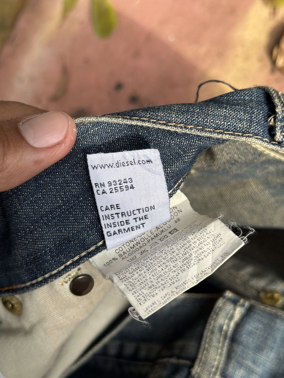 Japanese Brand Diesel Bootcut 💥 BootCut Bluewash Buckleback 💥❗️ Size US 28 / EU 44 - 10 Thumbnail