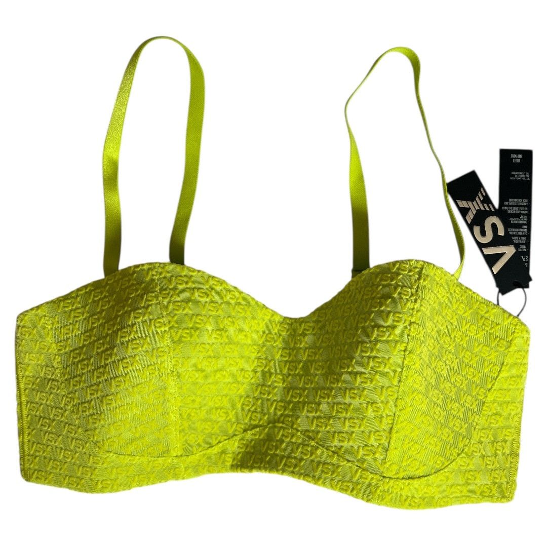 Victorias Secret Victoria'ssecret Vsx Limelight Logo Mesh Sports Bra, S in Green, Women's