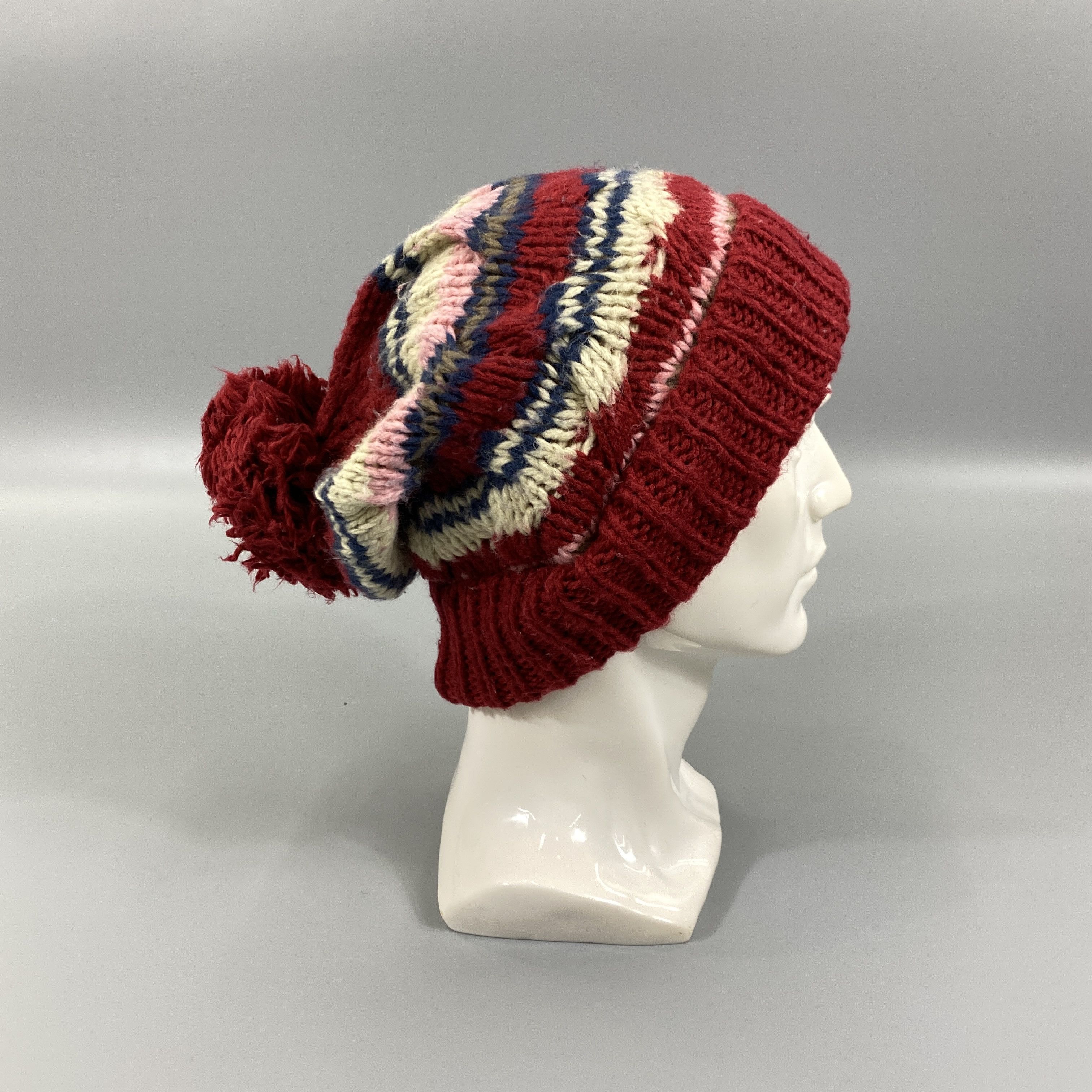 Japanese Brand Multicolor Snow Cap Beanie Hats -BN985 Size ONE SIZE - 3 Thumbnail