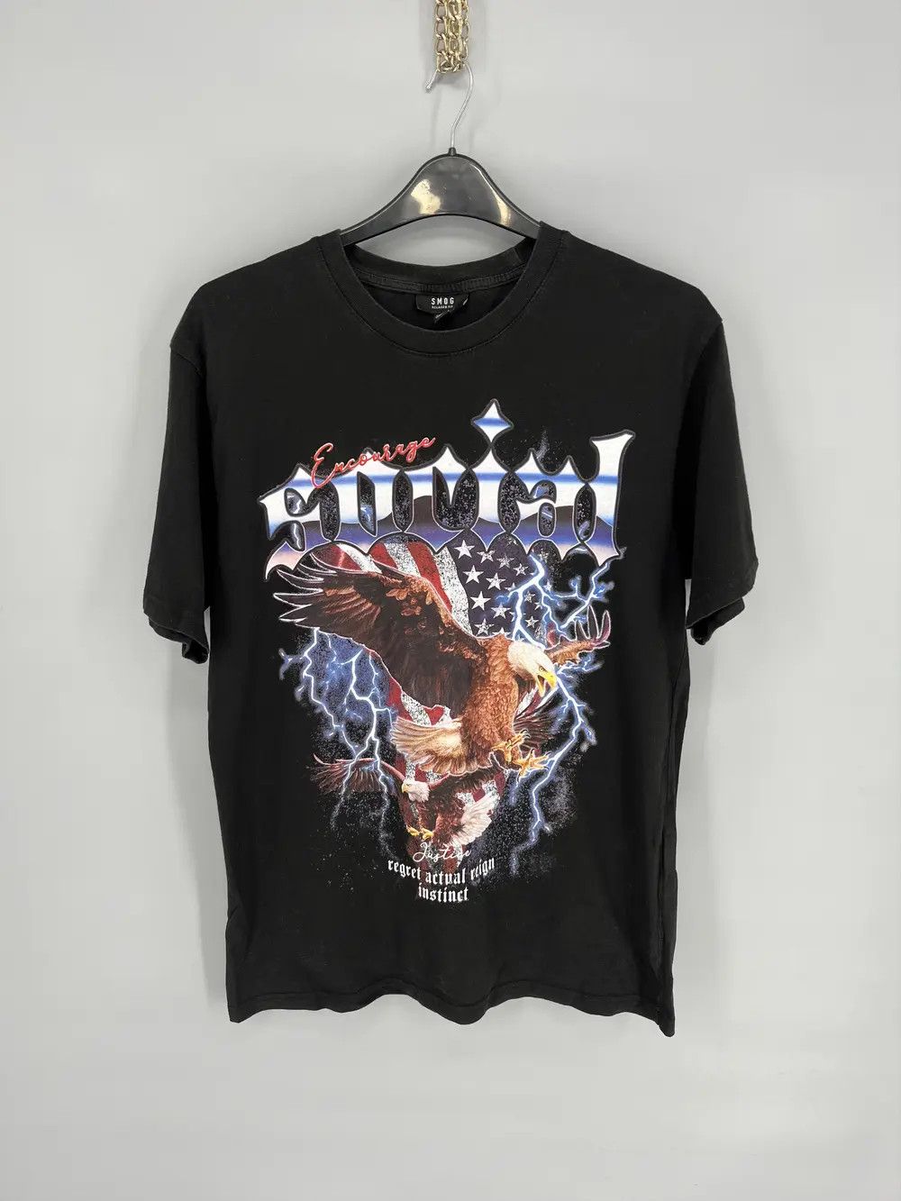 Other Vintage Y2K ADULT “ Social “ American tee Size US XL / EU 56 / 4 - 1 Thumbnail