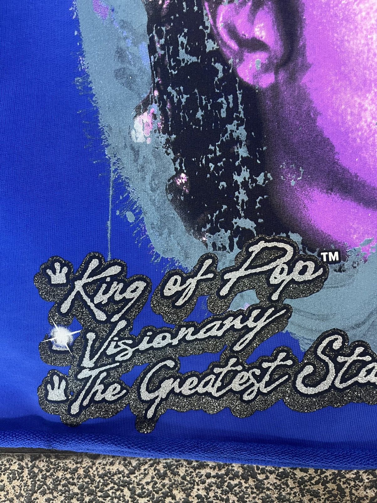 Barriers New Barriers Michael Jackson Hoodie Blue Sz. Medium Size US M / EU 48-50 / 2 - 4 Thumbnail