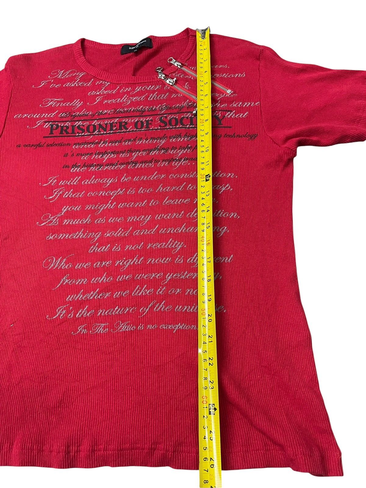 In The Attic Vintage In The Attic Homme Prisoner of Society Tshirt Size US L / EU 52-54 / 3 - 5 Thumbnail