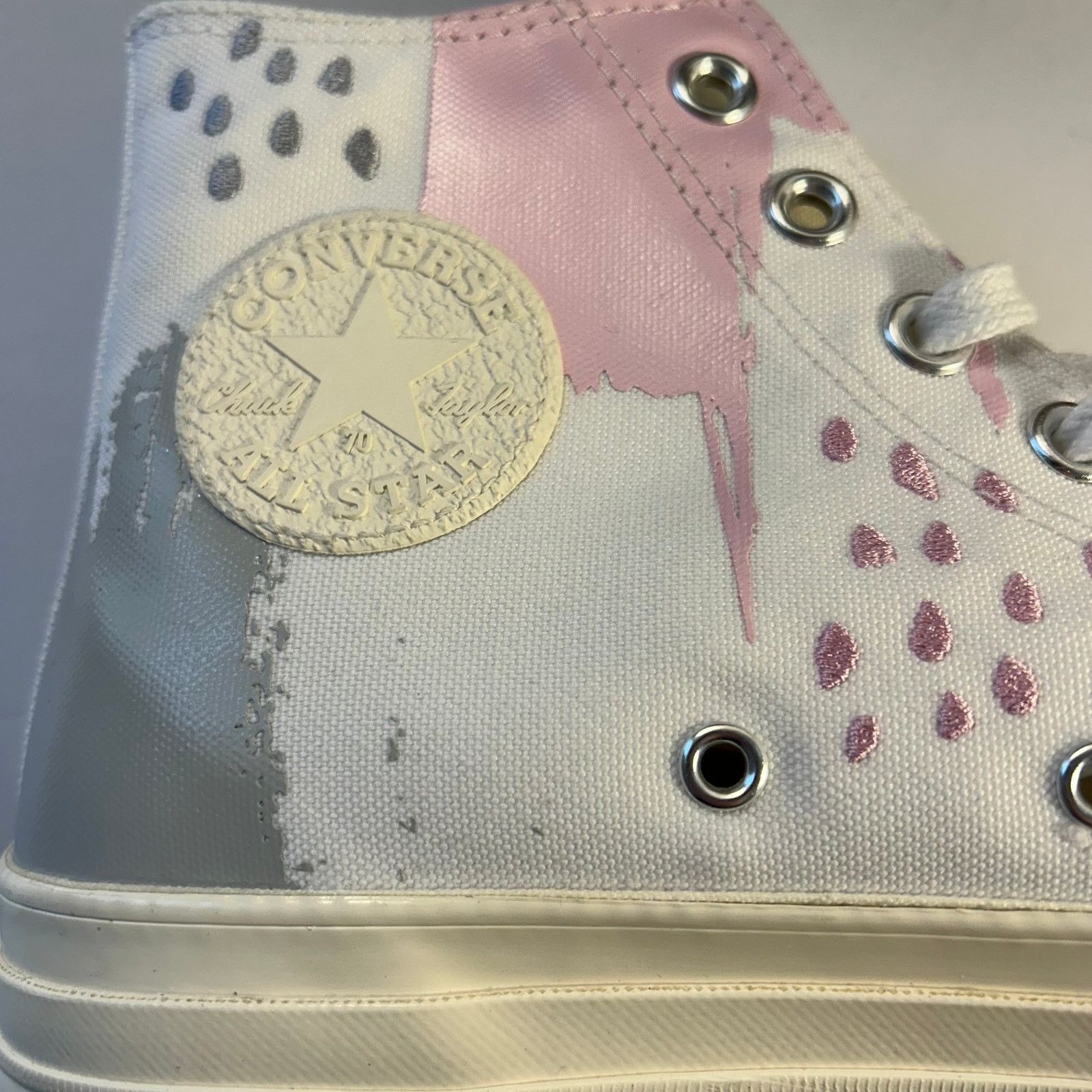 Converse Converse Chuck 70 Hi Abstract Print Sneakers M8.5 W10.5 Size US 10.5 / IT 40.5 - 6 Thumbnail