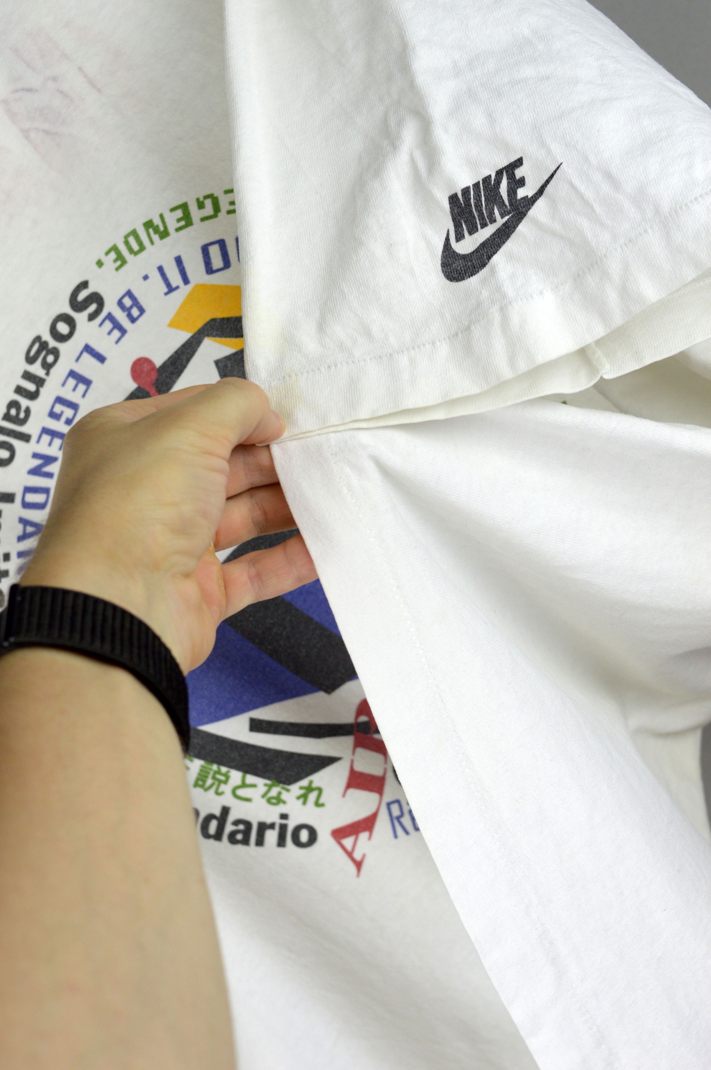 Jordan Brand × Nike × Vintage Vintage Nike Air Jordan t shirt Size US XL / EU 56 / 4 - 3 Thumbnail