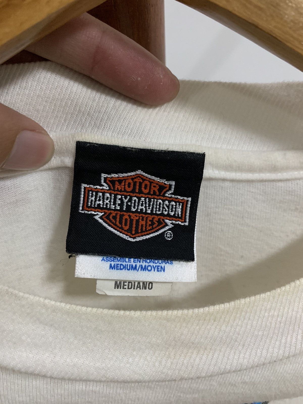 Harley Davidson × Vintage Vintage Harley Davidson Long Sleeve Front Back Printed Size M / US 6-8 / IT 42-44 - 6 Thumbnail