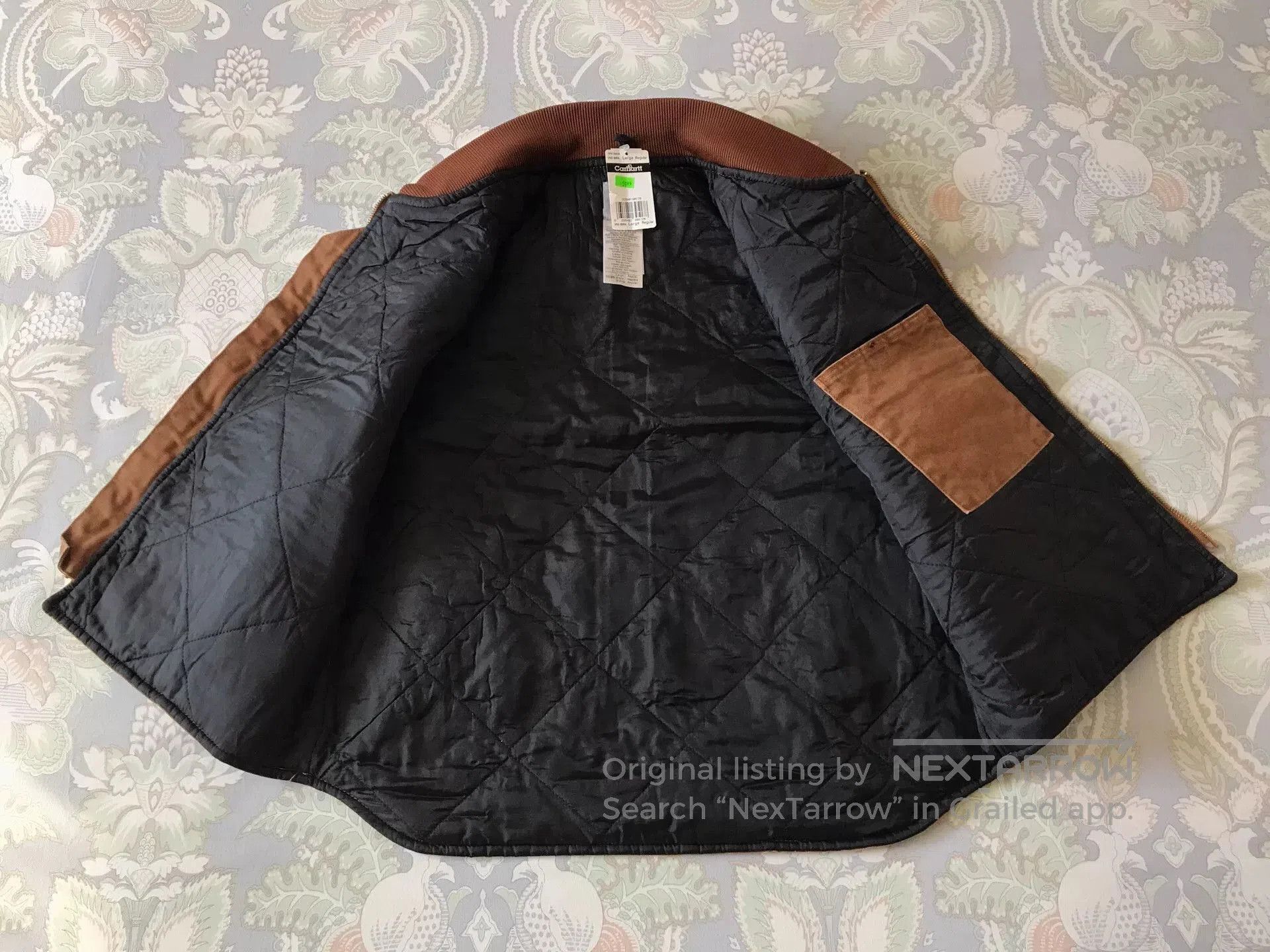Carhartt Carhartt V02 Brown Washed Canvas Vest. Size US L / EU 52-54 / 3 - 3 Thumbnail