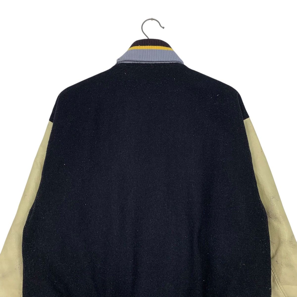 Japanese Brand Y2K Malt Beer Leather Varsity Jacket Size US M / EU 48-50 / 2 - 8 Thumbnail