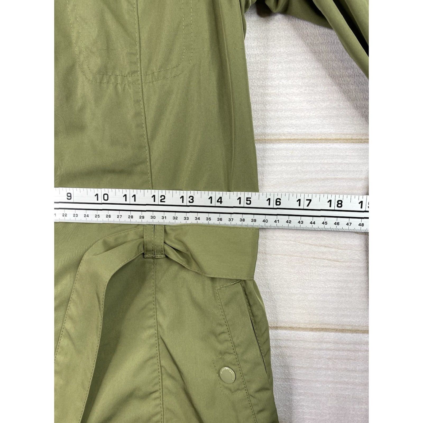 Tommy Bahama Tommy Bahama Womens Jacket Green Windbreaker Hooded Belted Lightweight Full Zip S Womens Size S / US 4 / IT 40 - 7 Thumbnail