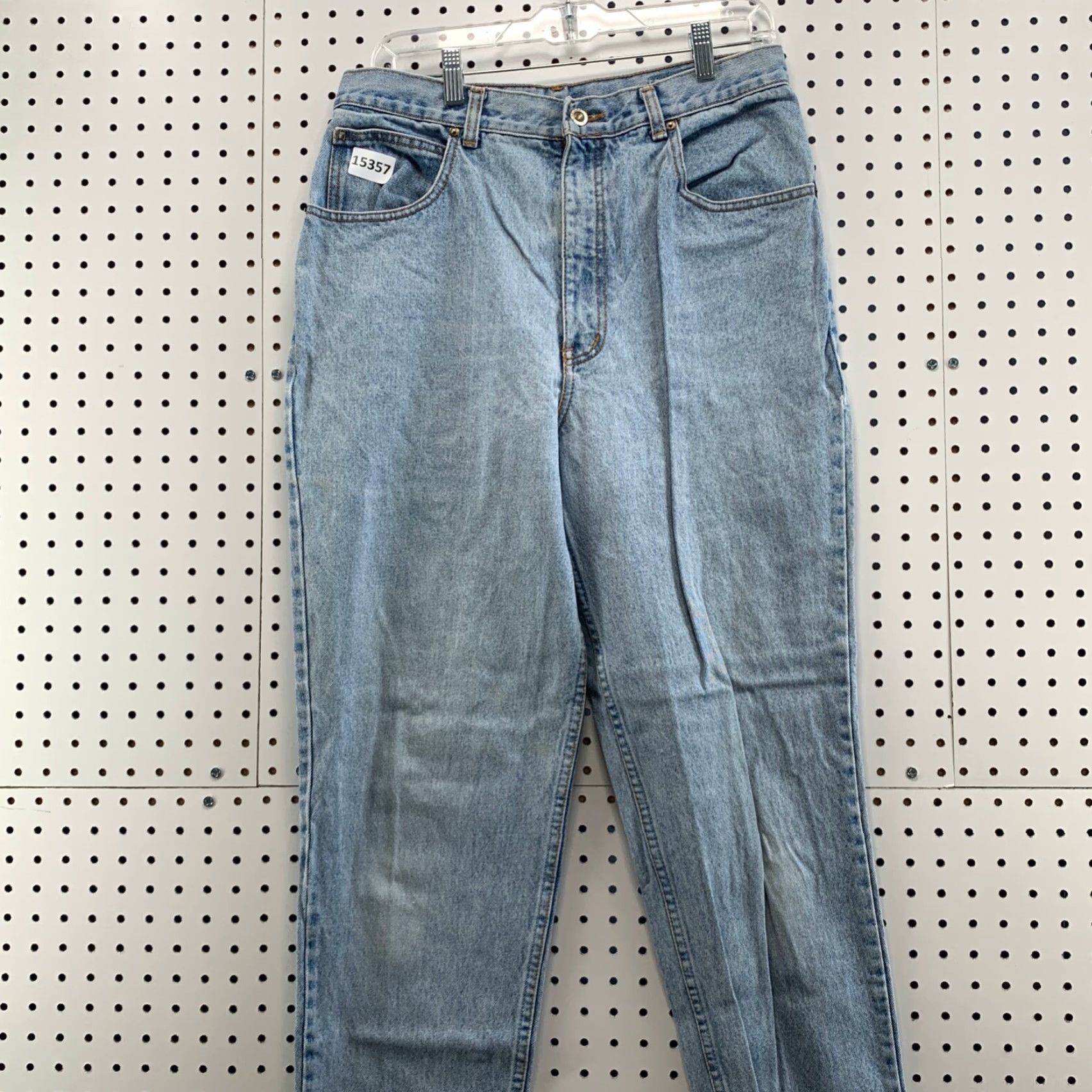Denime VINTAGE Lawmen Jeans Womens 32x31 Light Wash Denim Embroidered Pocket Tapered Jeans Size 24" / US 00 / IT 34 - 6 Thumbnail